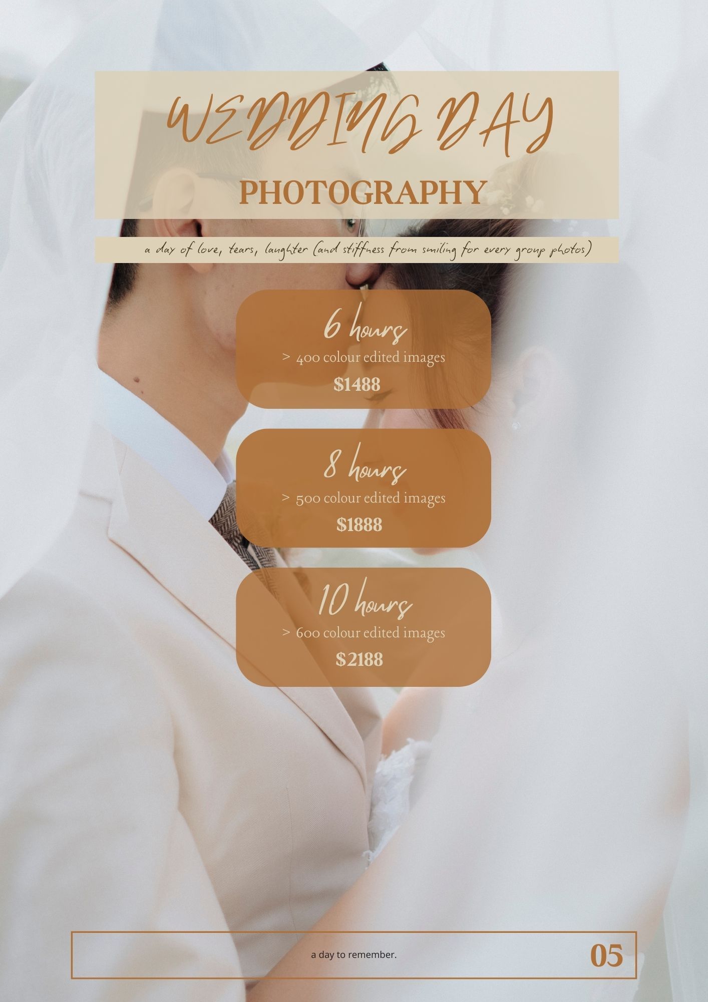 Singapore Wedding Rates, Rate Card, Wedding Day, edthemoment, Edwin