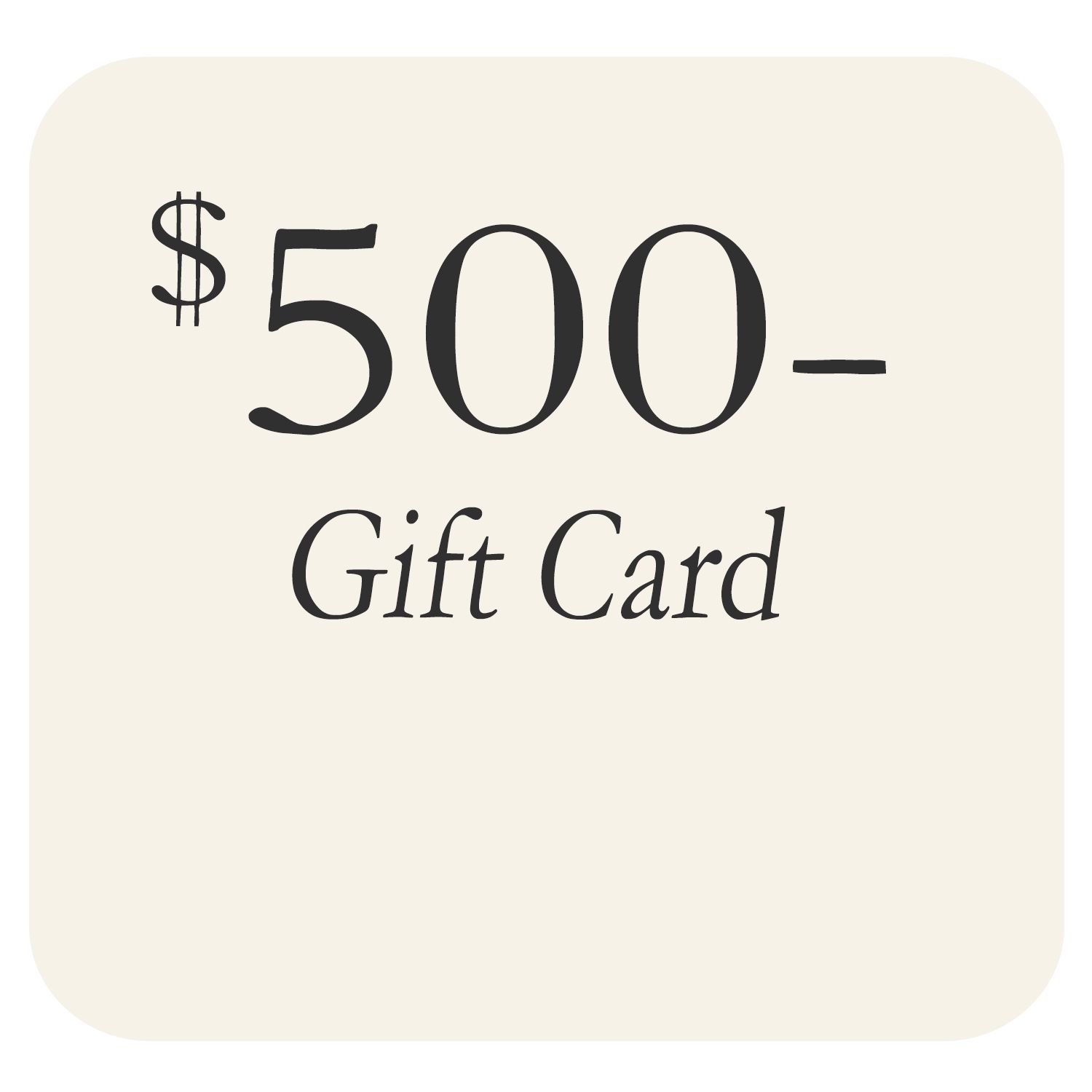 A $500 Gift Card to gift a special person. Perfect for Baby showers, birthdays, Sweet 16, seniors, engagements and weddings in San Antonio.