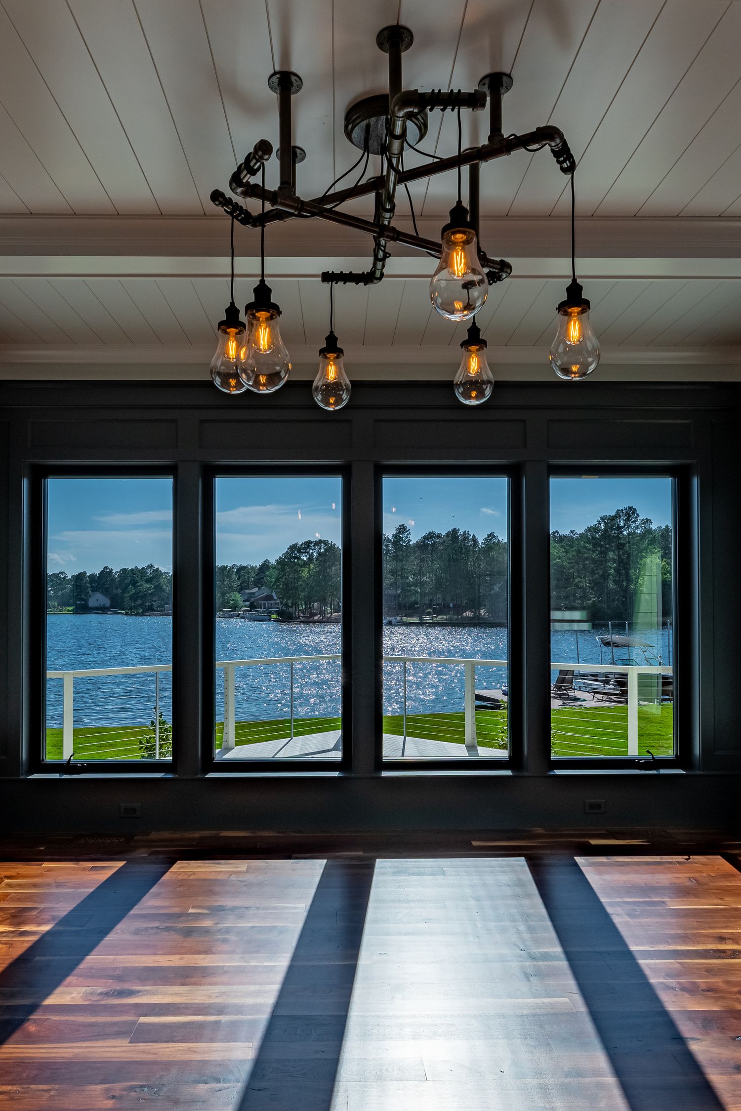 Interior real estate, view Residential home exterior in Pinehurst, North Carolina featuring classic Southern architecture