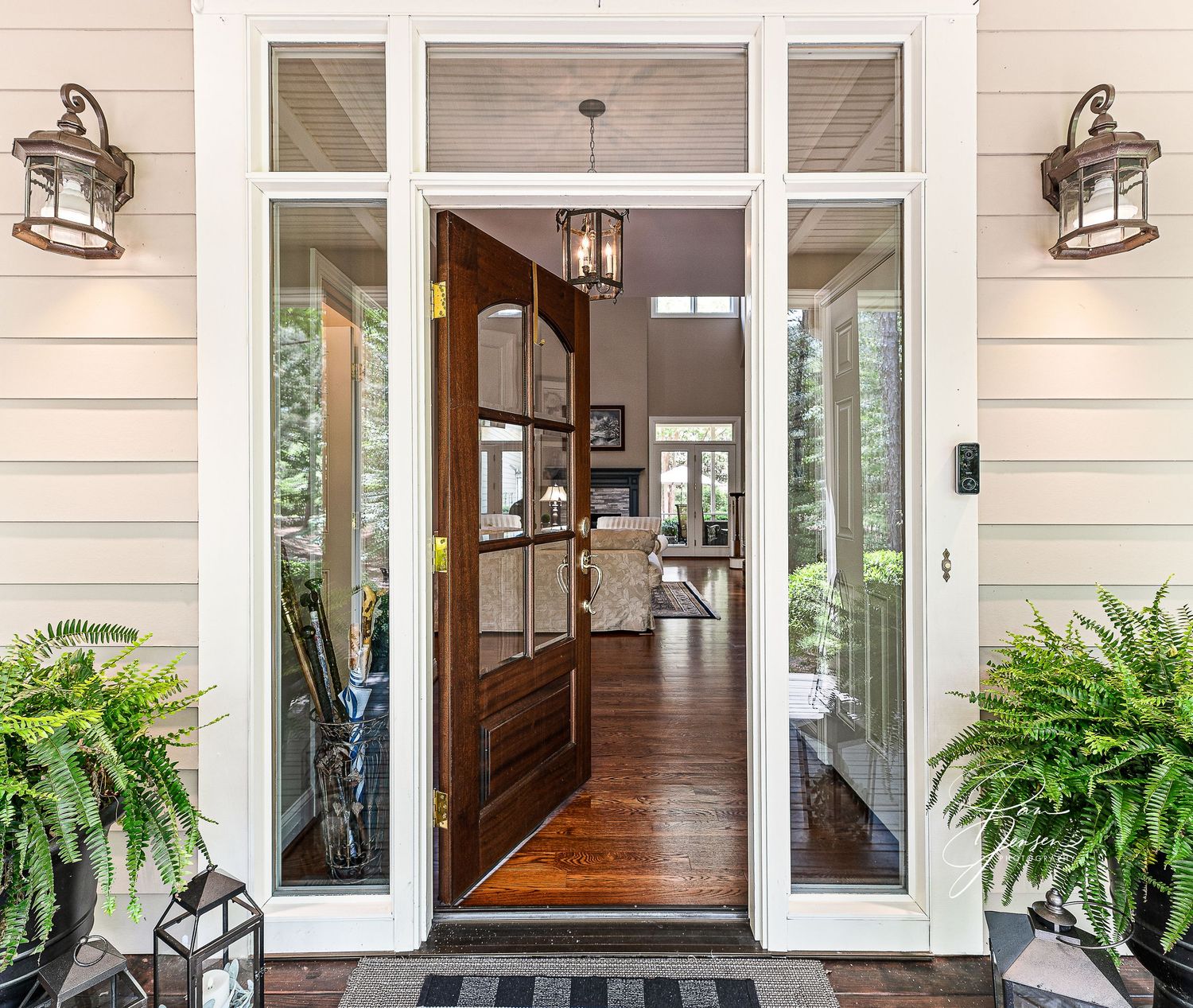 Exterior real estate photography showcasing curb appeal, setting, and architectural character.