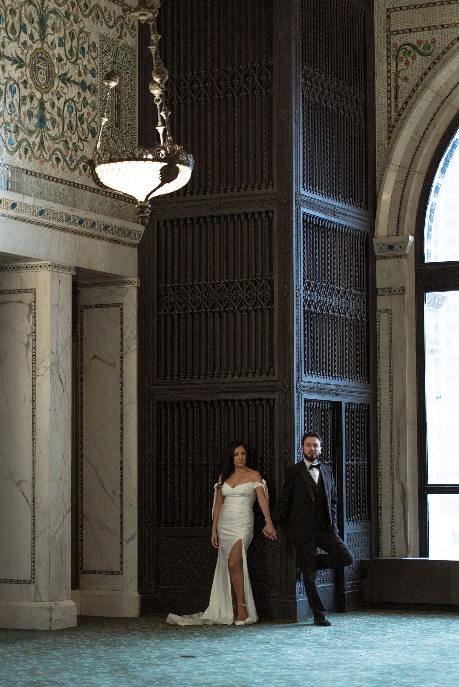 chicago elopement couple