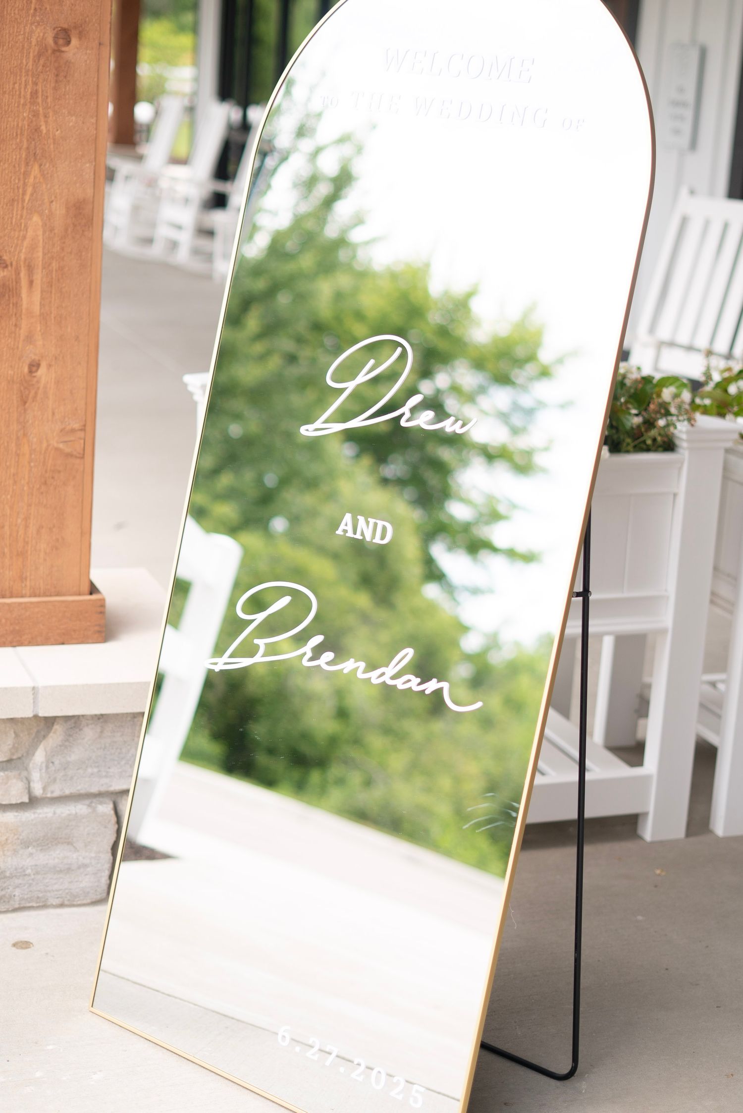 wedding entry signage
