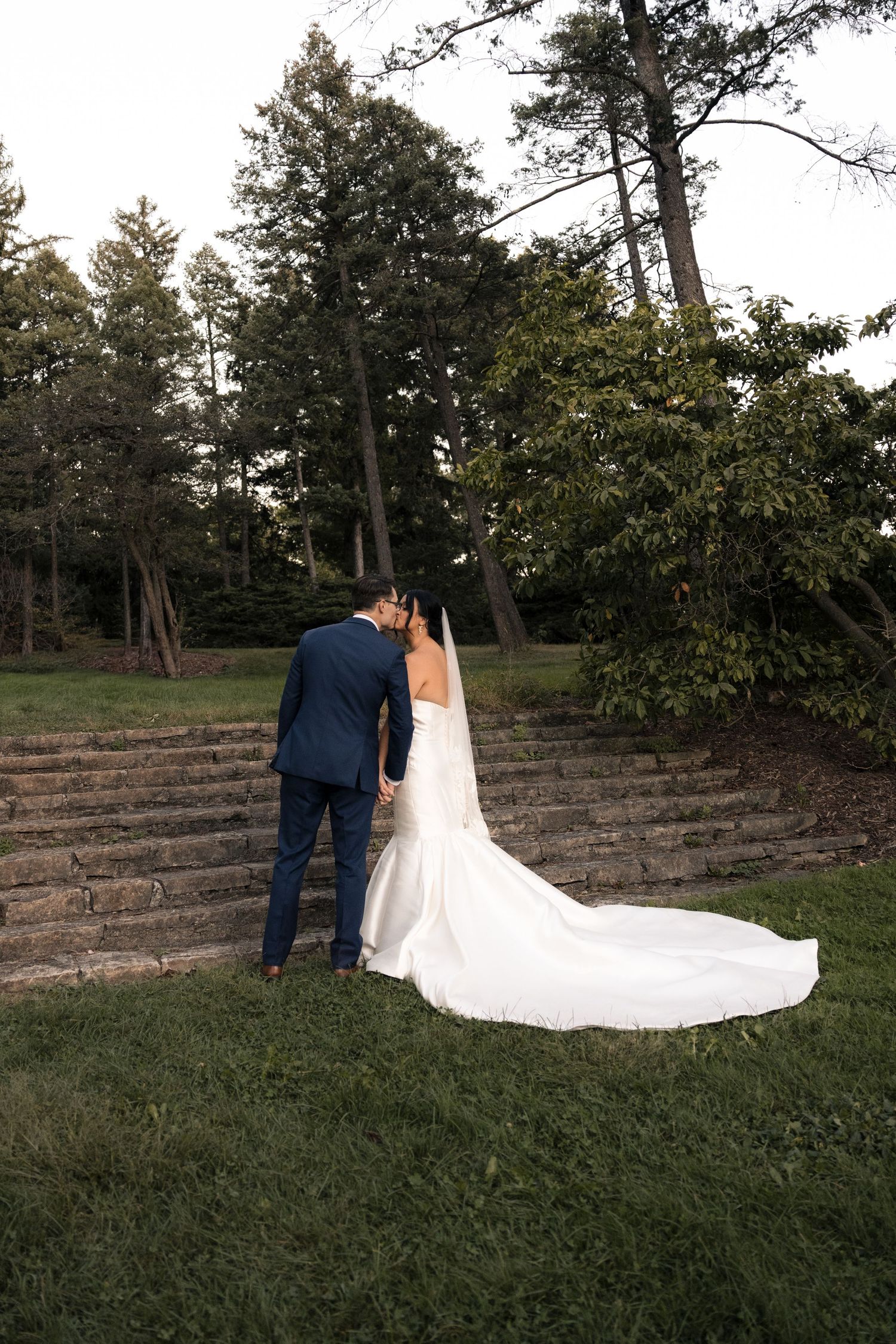bride and groom portrait
