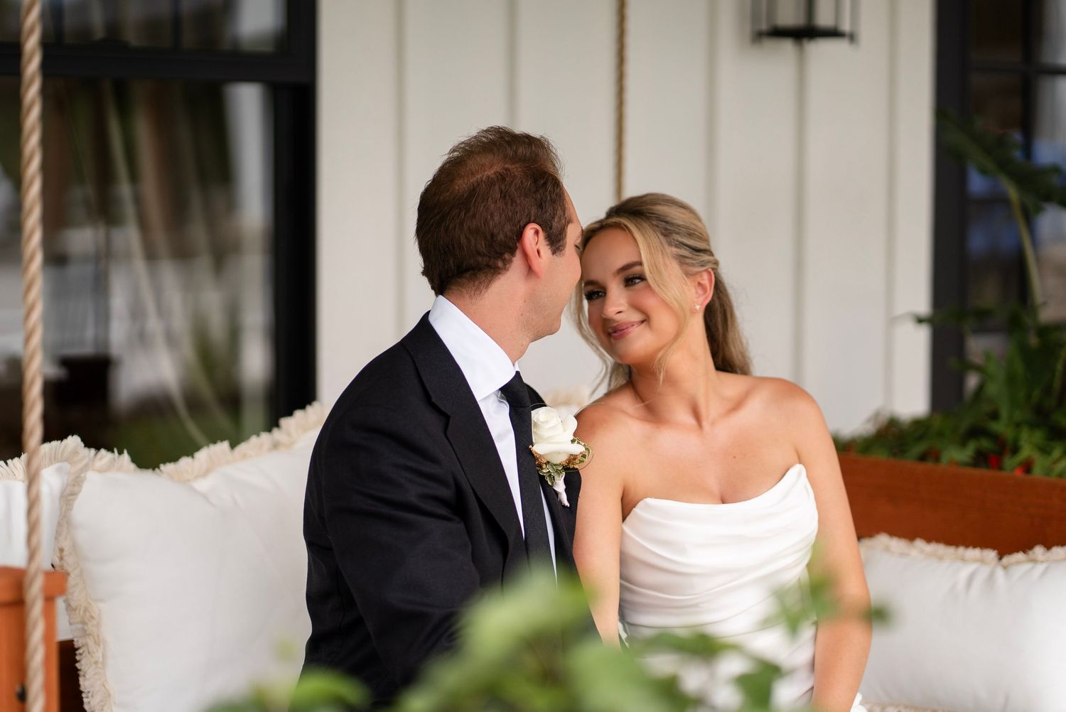 bride and groom portrait