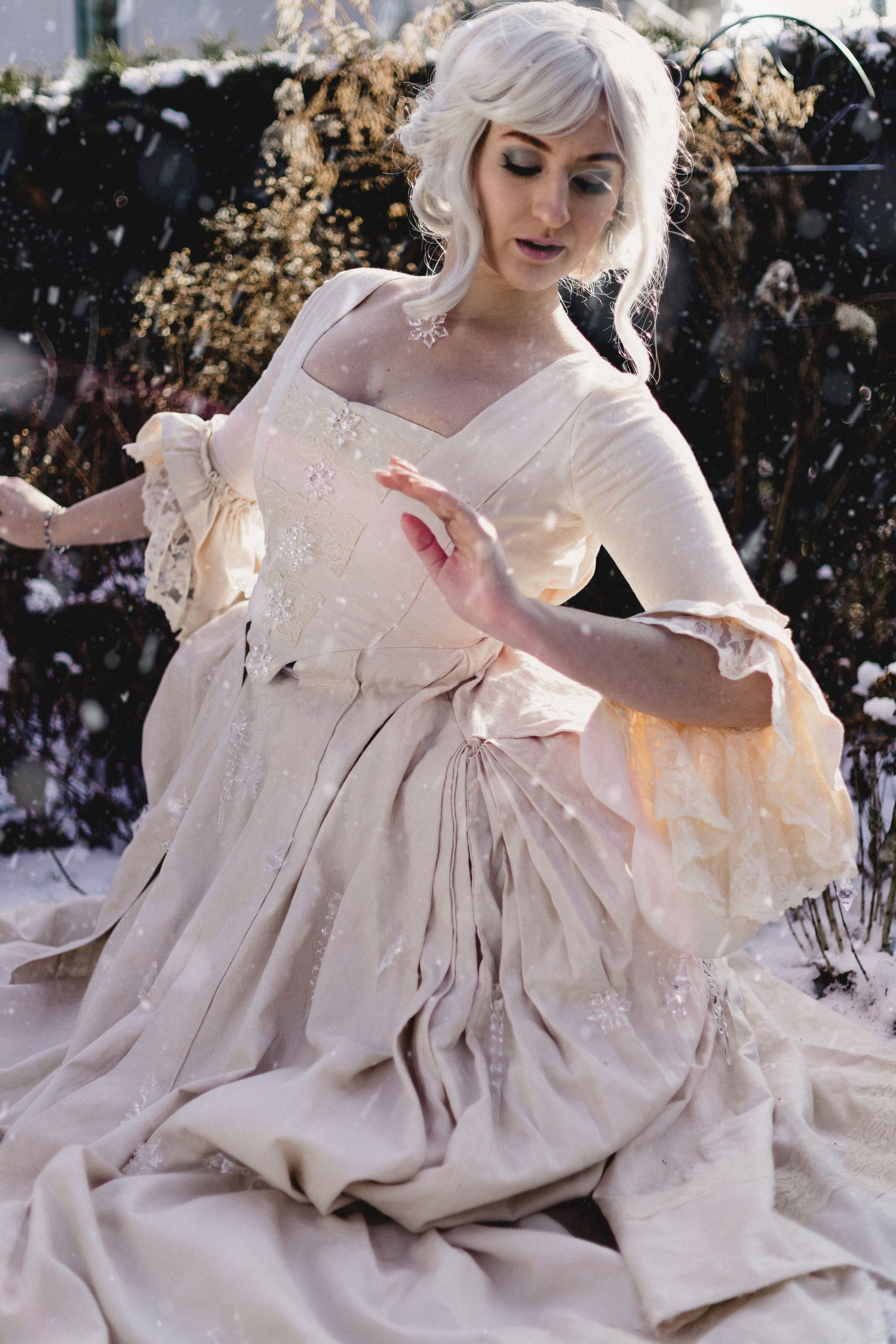 corset and gown by heather jacobson photographed by heavenly visuals