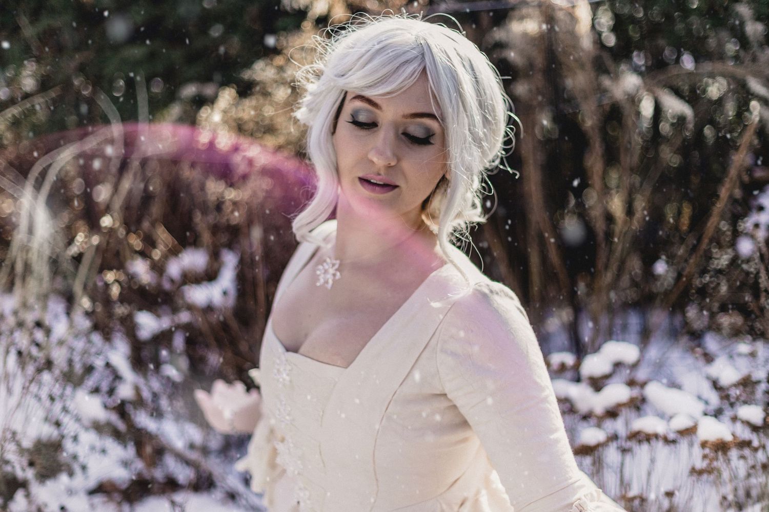 corset and gown by heather jacobson photographed by heavenly visuals