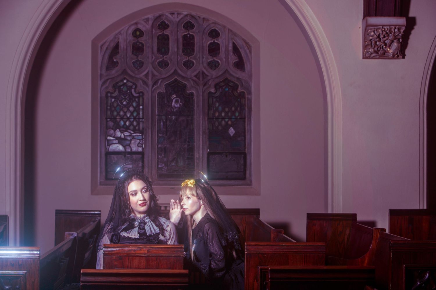 Toronto portrait photoshoot - unique chapel historic setting