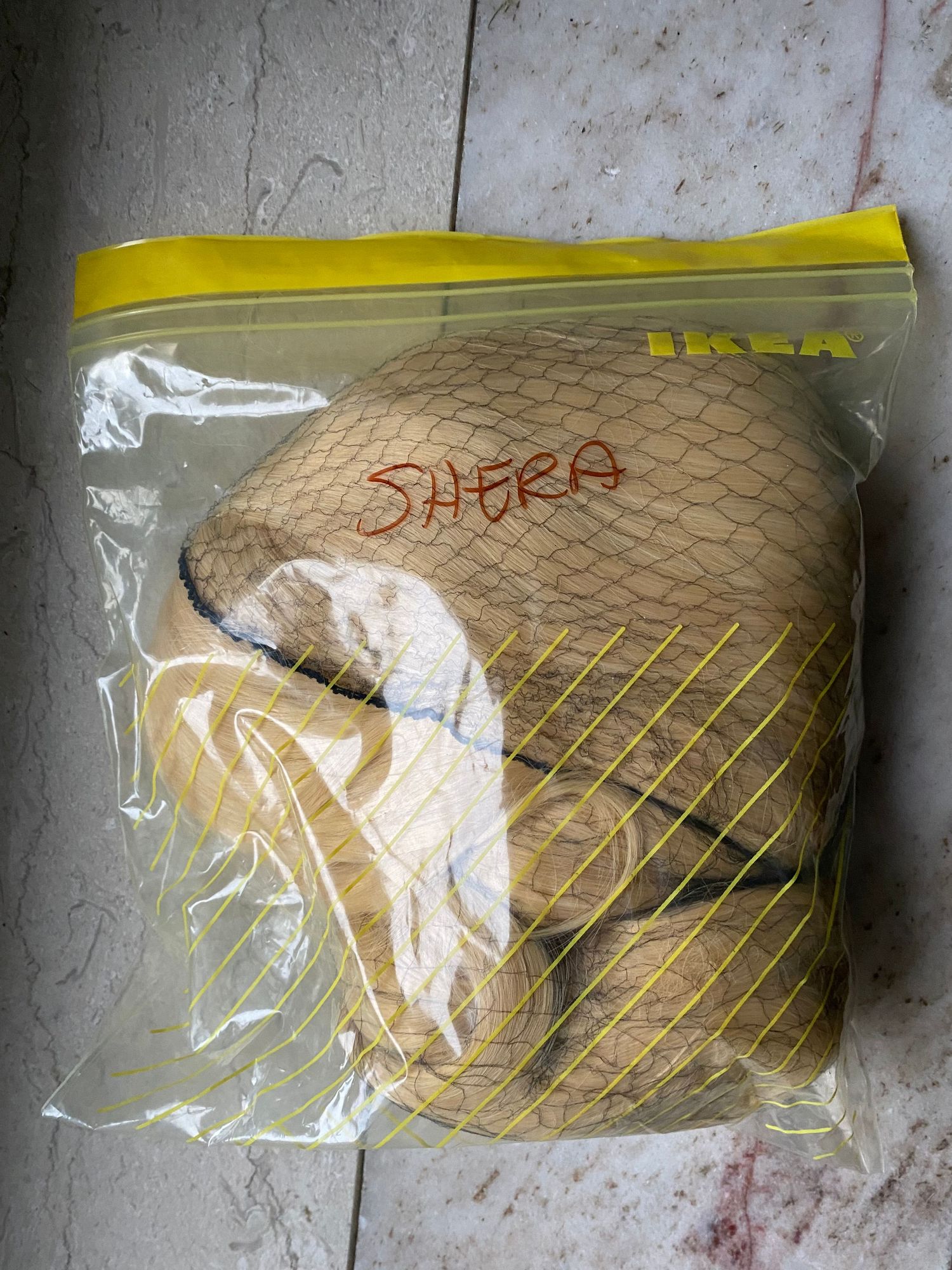 Label your wigs to keep them organized