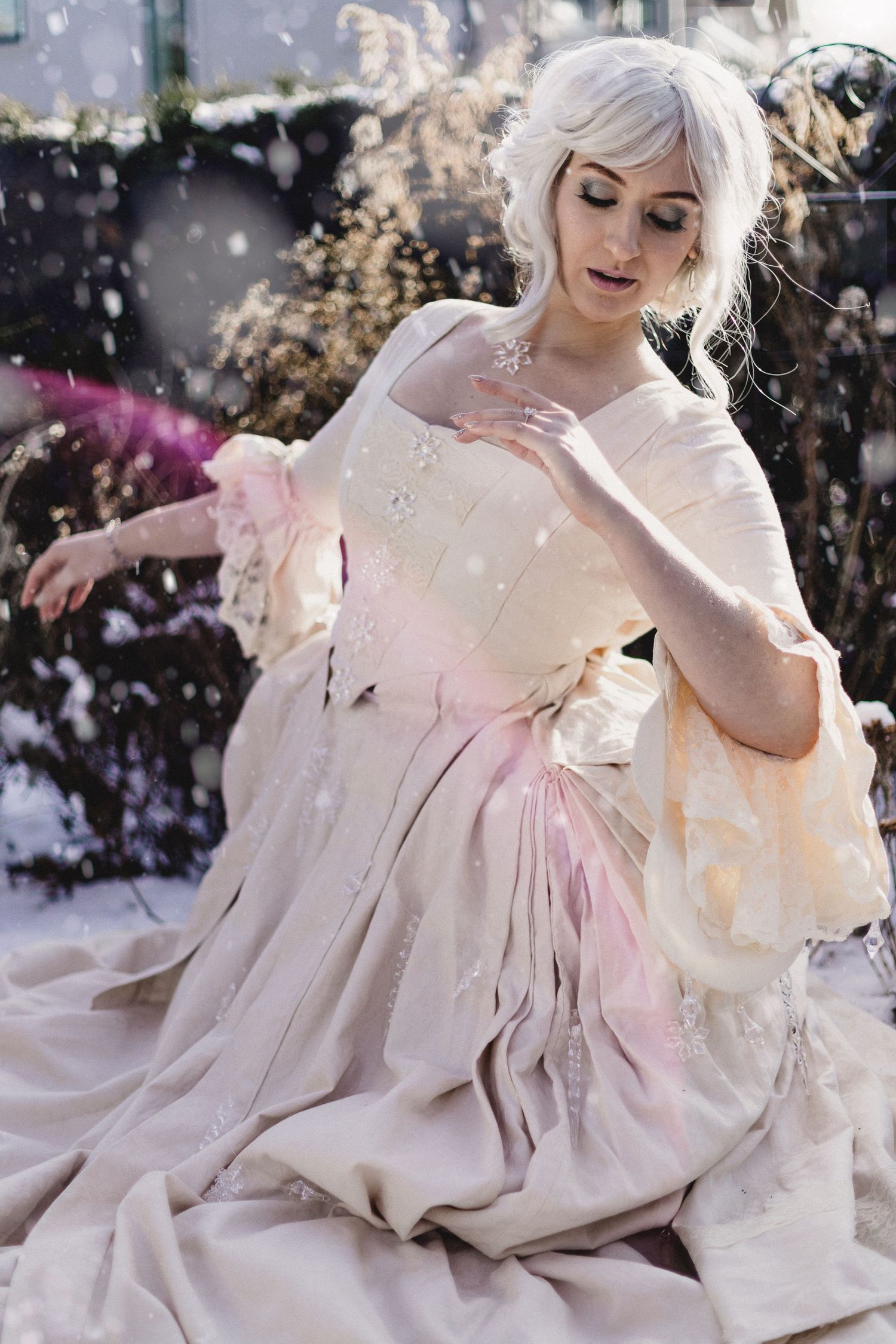 corset and gown by heather jacobson photographed by heavenly visuals
