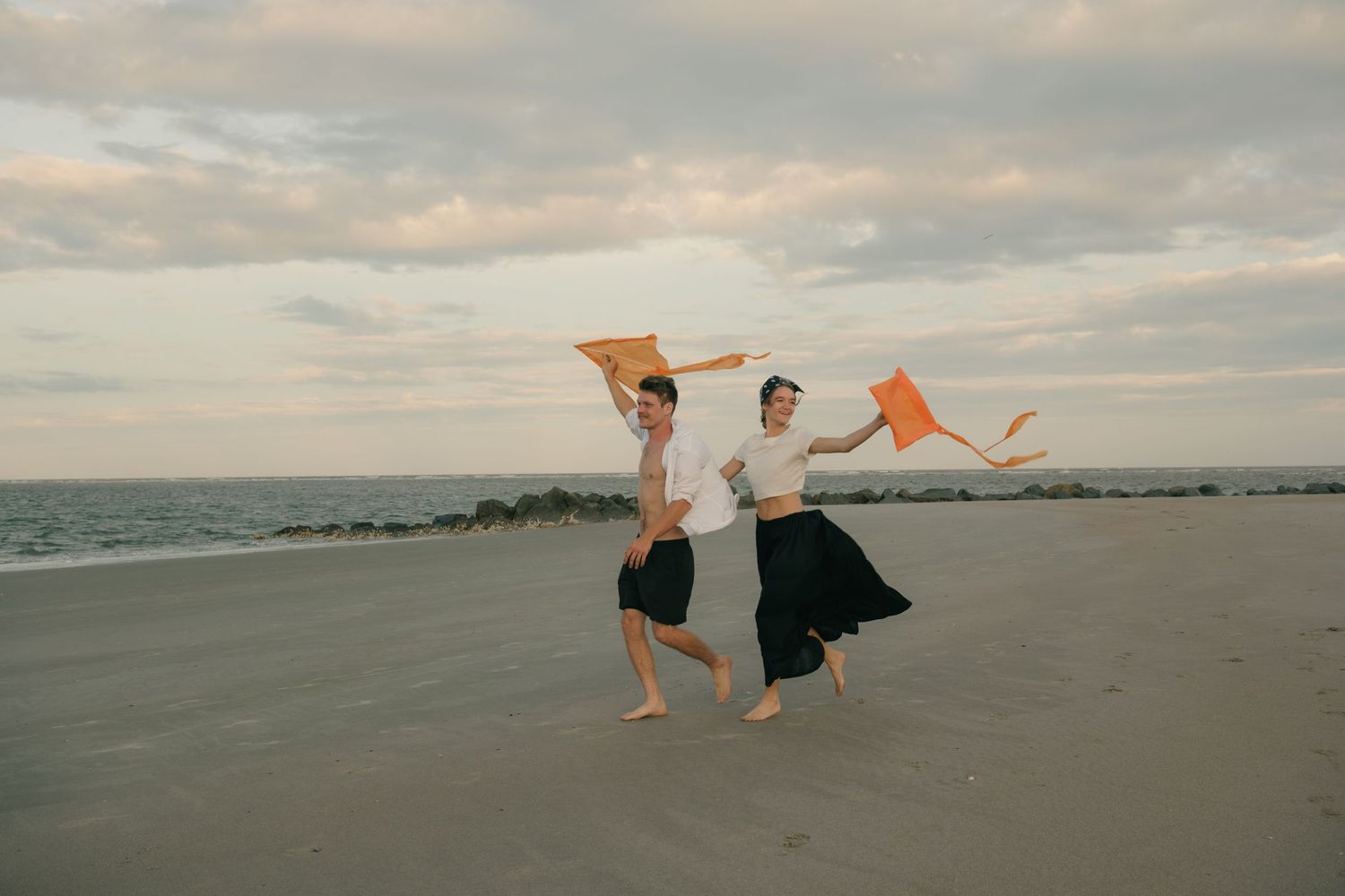 Charleston couple on Folly Beach South Carolina