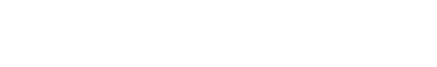 Black and white bold text spelling Realmark against a dark background.