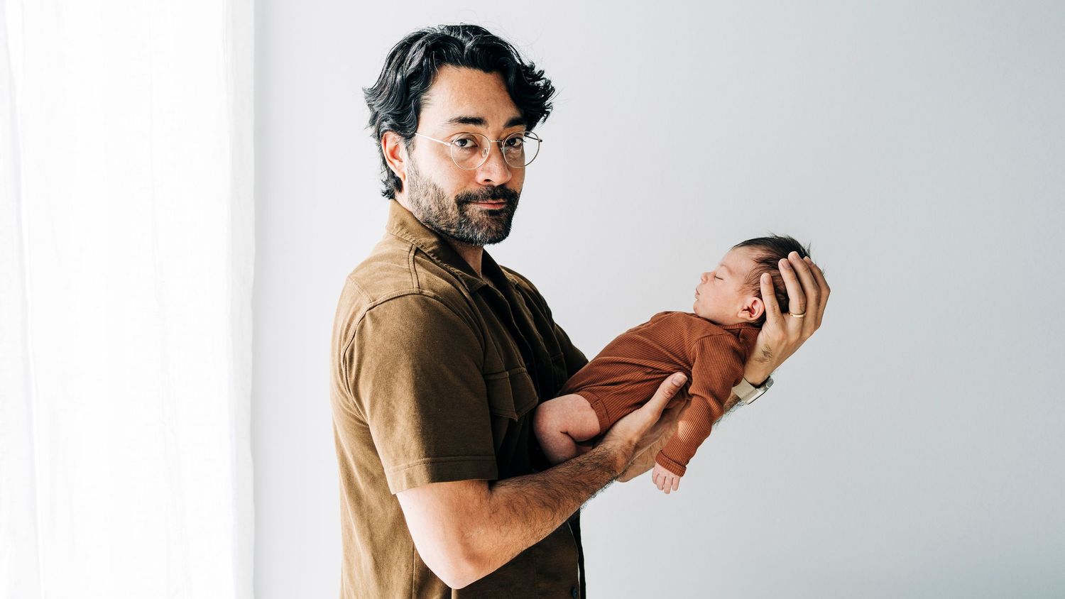 Series of intimate lifestyle moments captured in a bright minimalist interior setting.