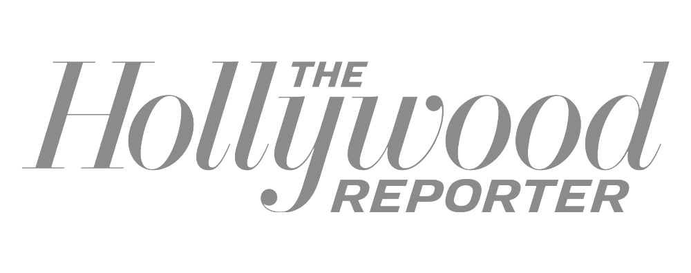 The Hollywood Reporter logo appears in white text against a dark background.