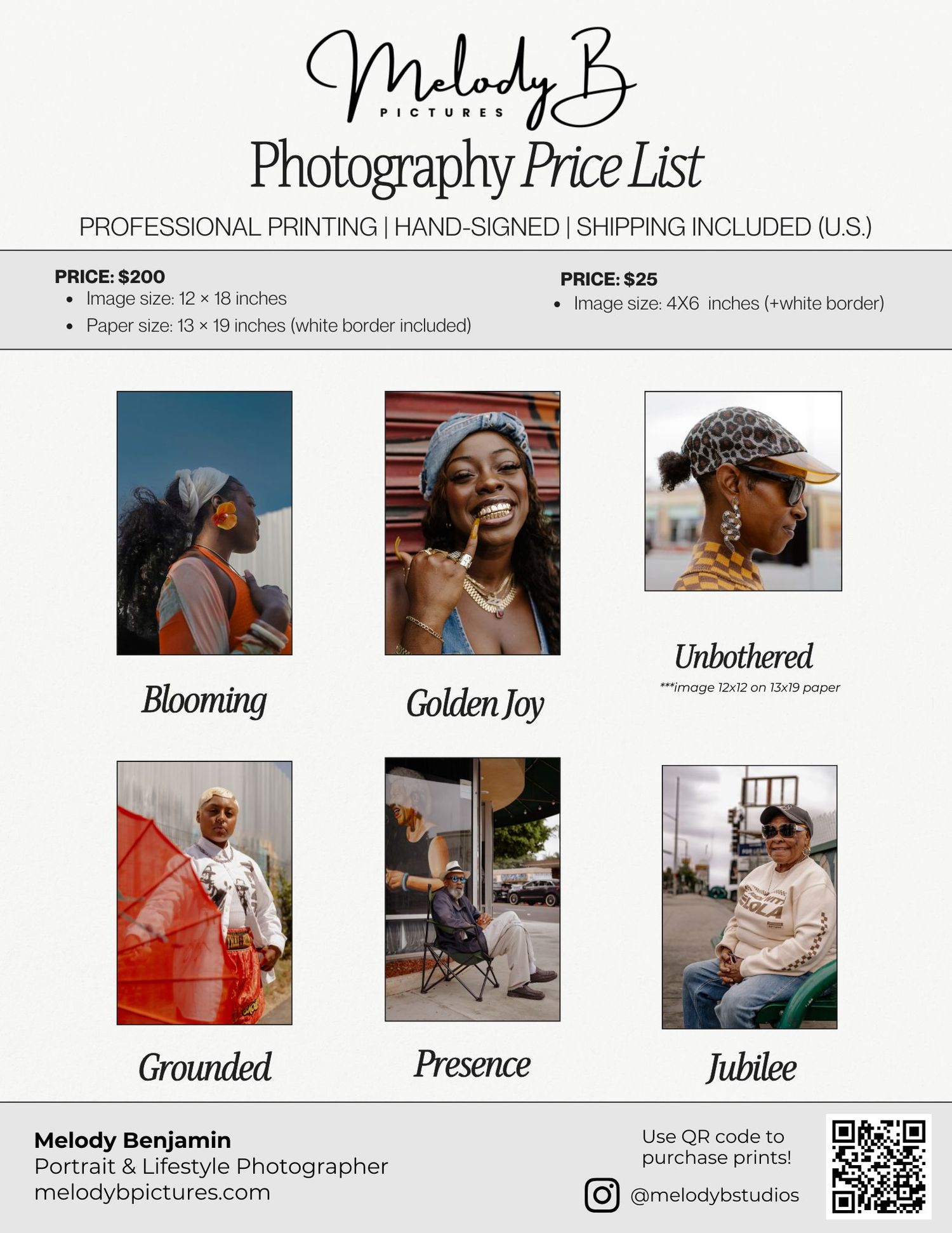 Melody B Pictures Street Art Price List