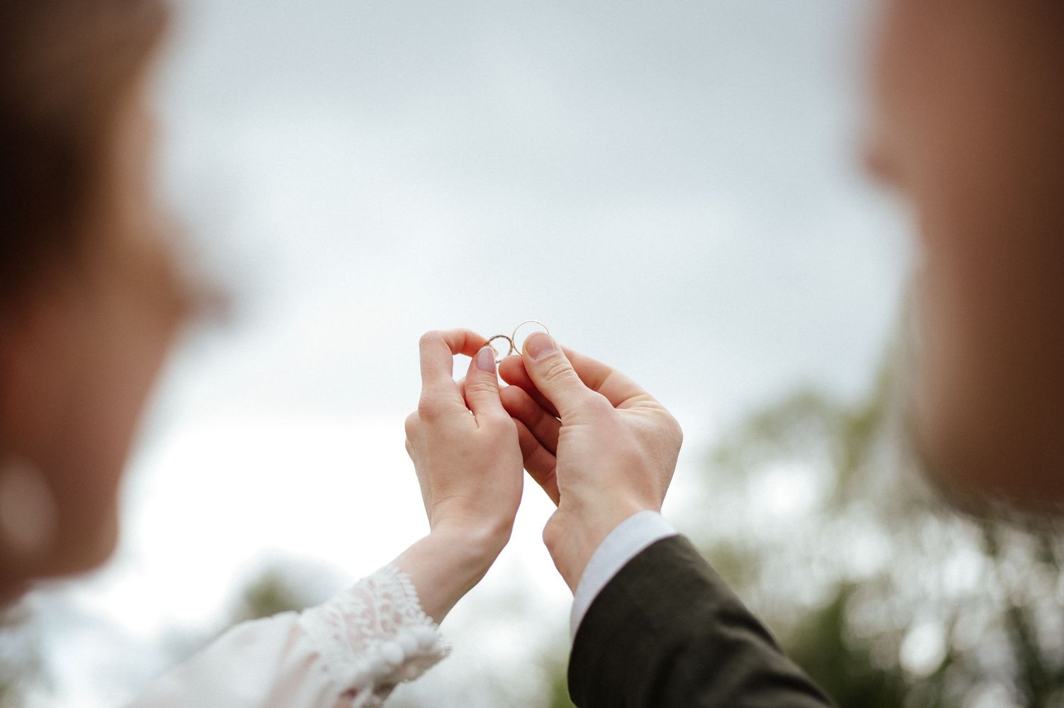 wedding rings in the sky