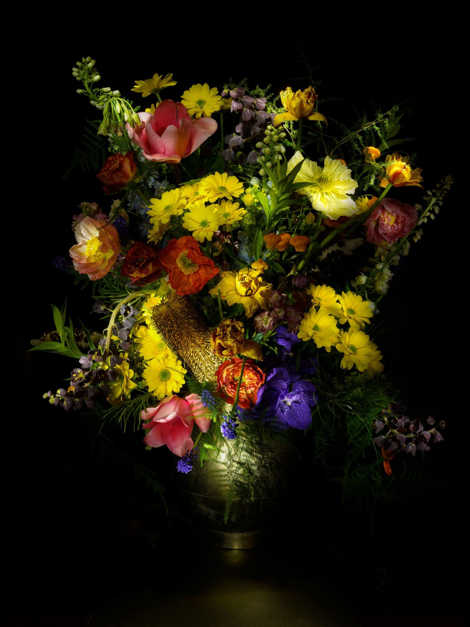 Bloemen in 17 eeuwse stijl door Studio Merike