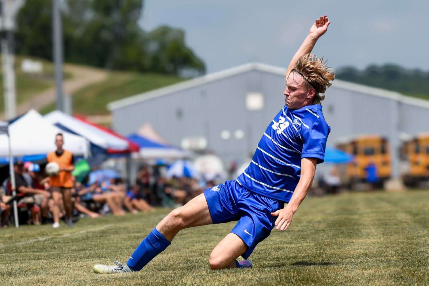 slide tackle in soccer