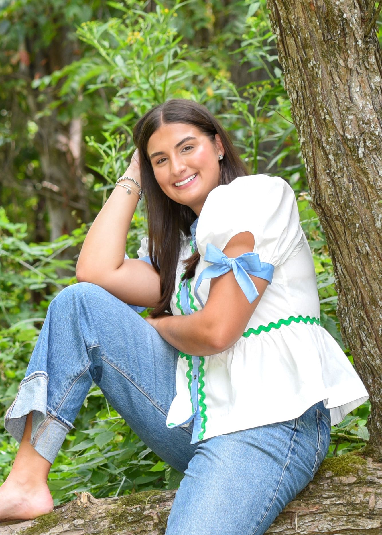 senior photos in nature