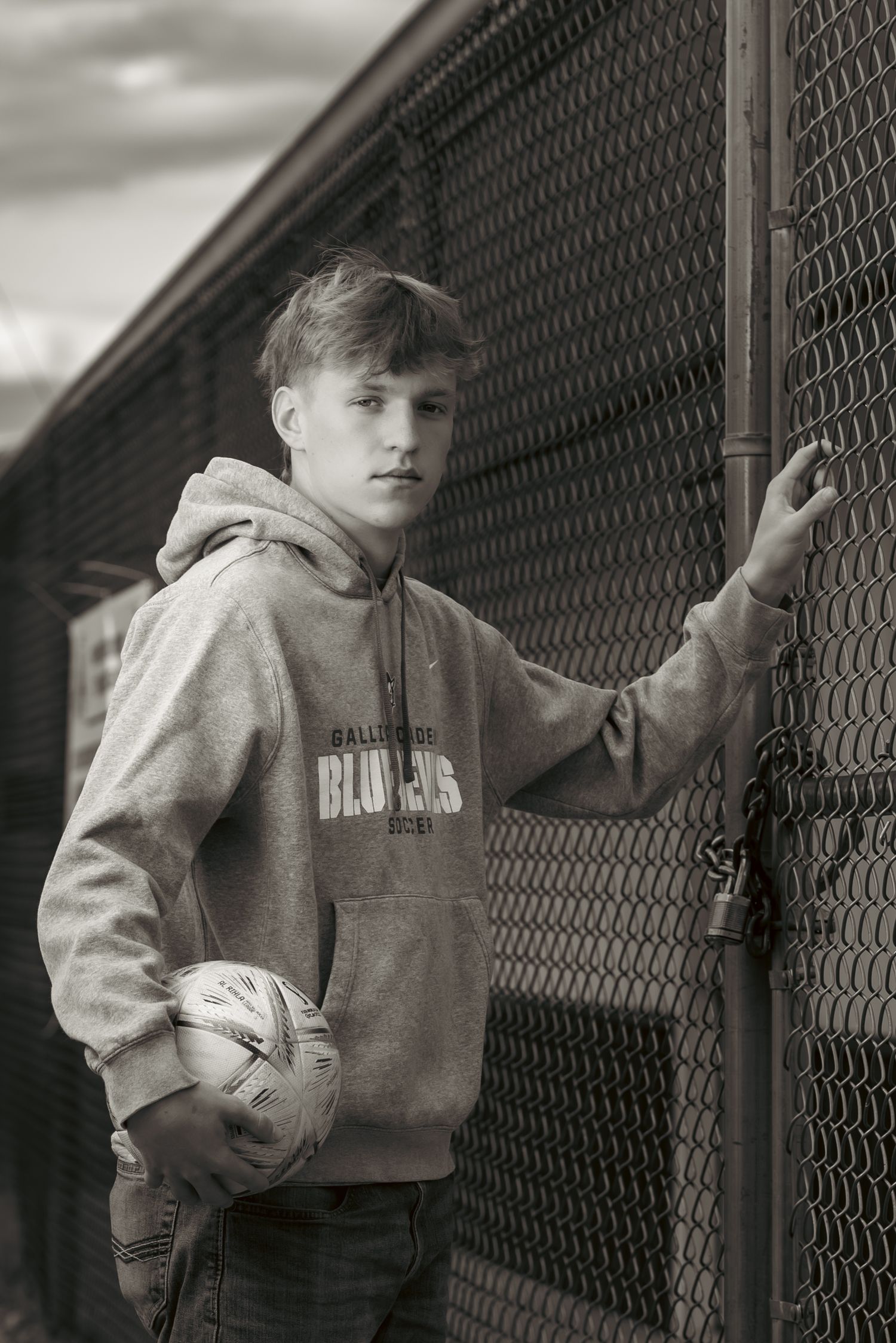 soccer senior portrait