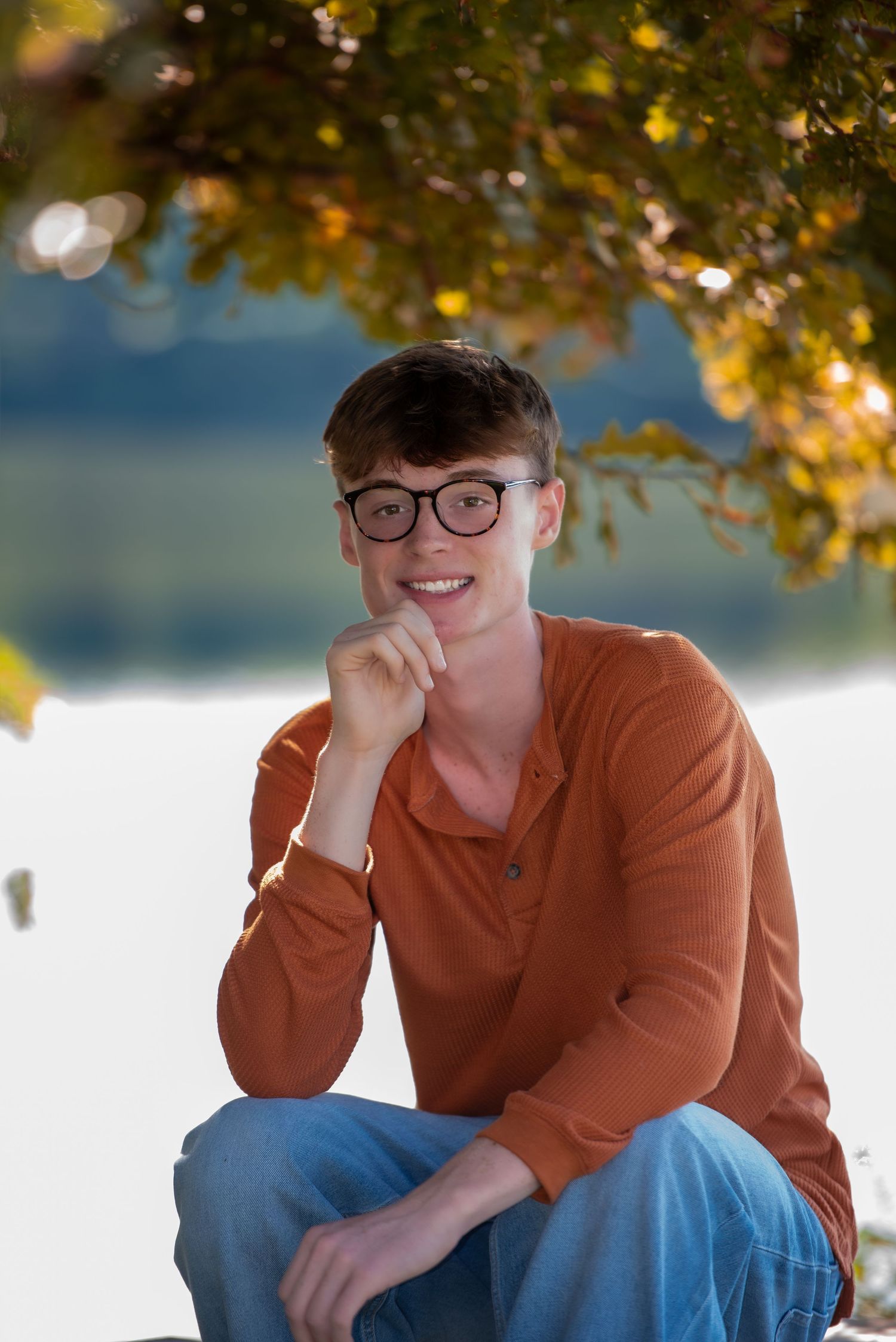 Fall senior photo