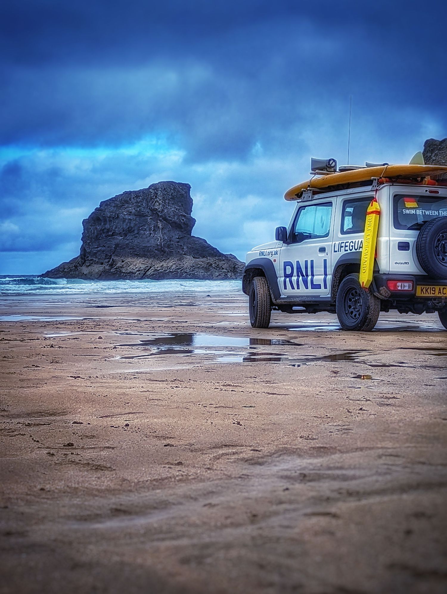 Photograph by Simon Robertson, capturing a moment with a natural, considered approach.  Here promoting the work of the RNLI.