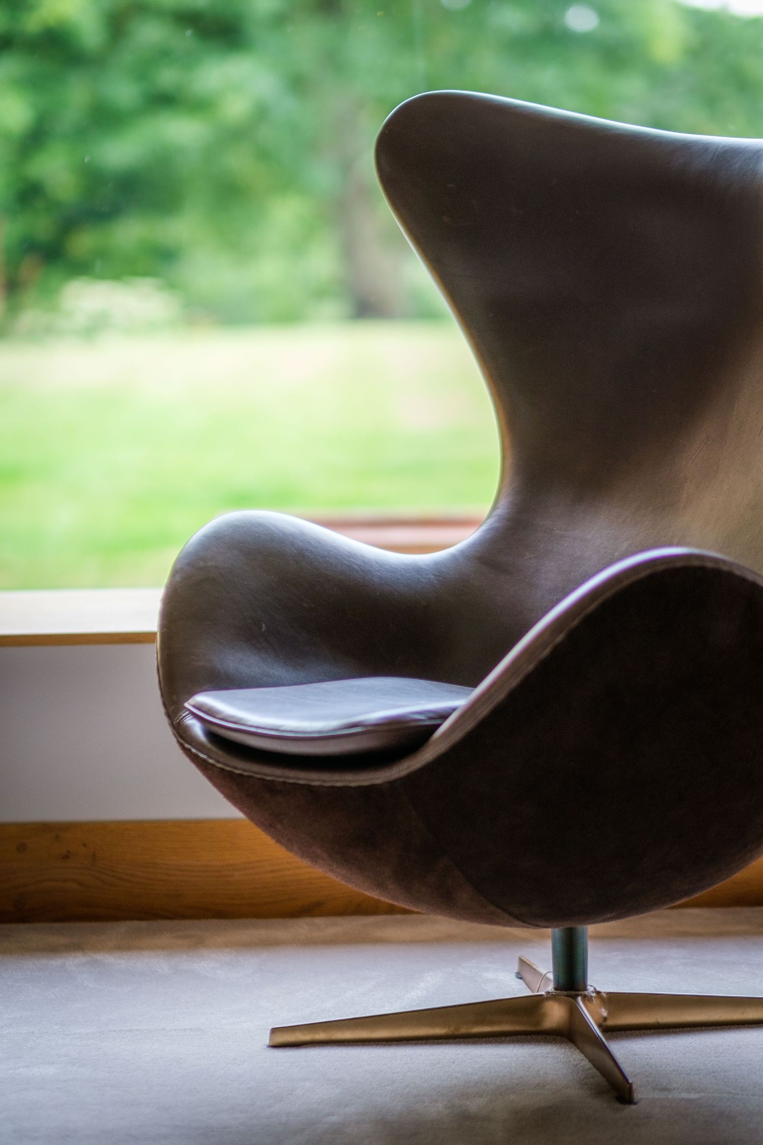 A classic Danish Designed tan leather 