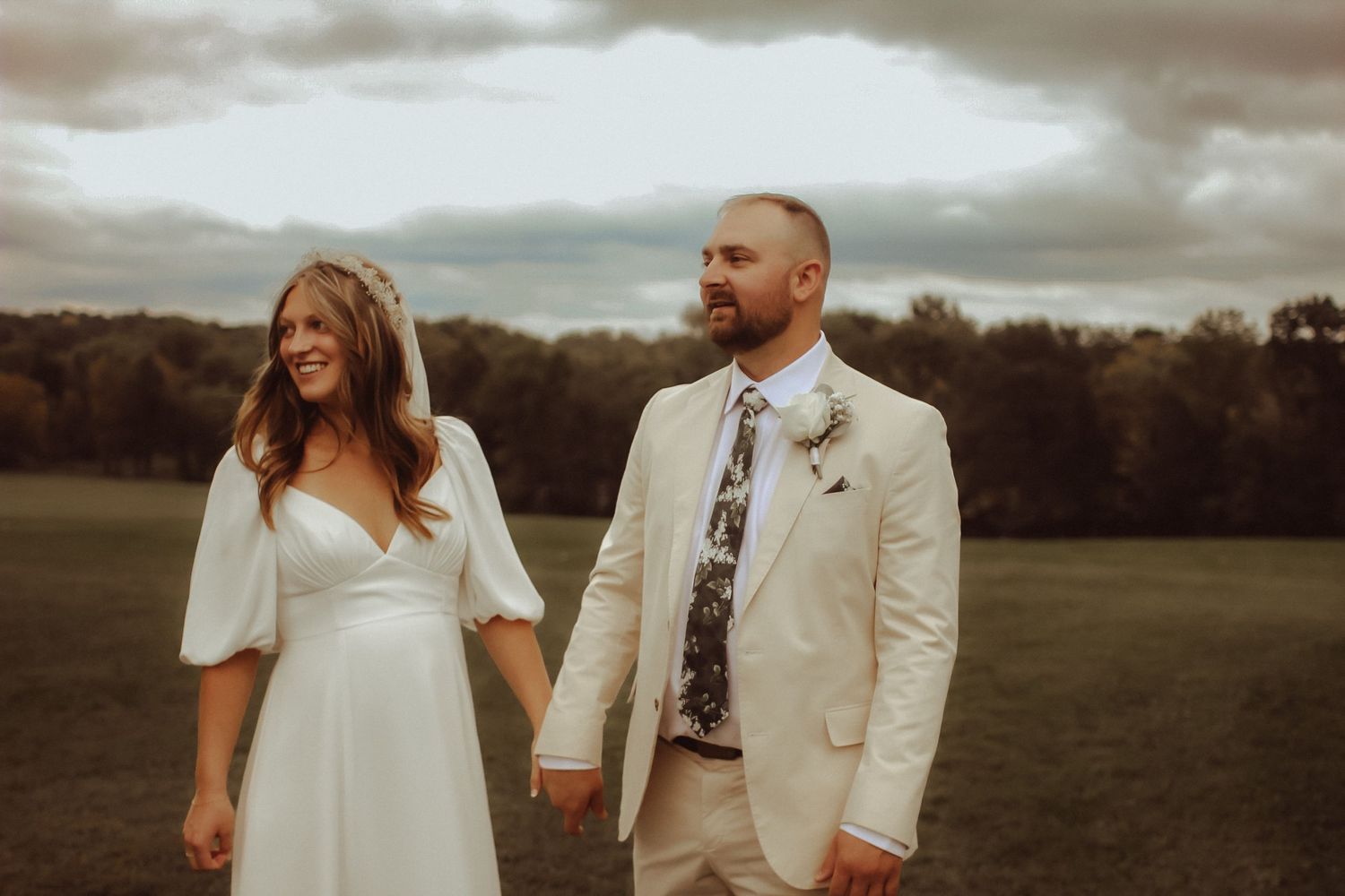 A couple, warm nostalgic moody light wedding in Milaca, Minnesota  Elk River, MN Photographer Photography Couples Engagement Session Unique