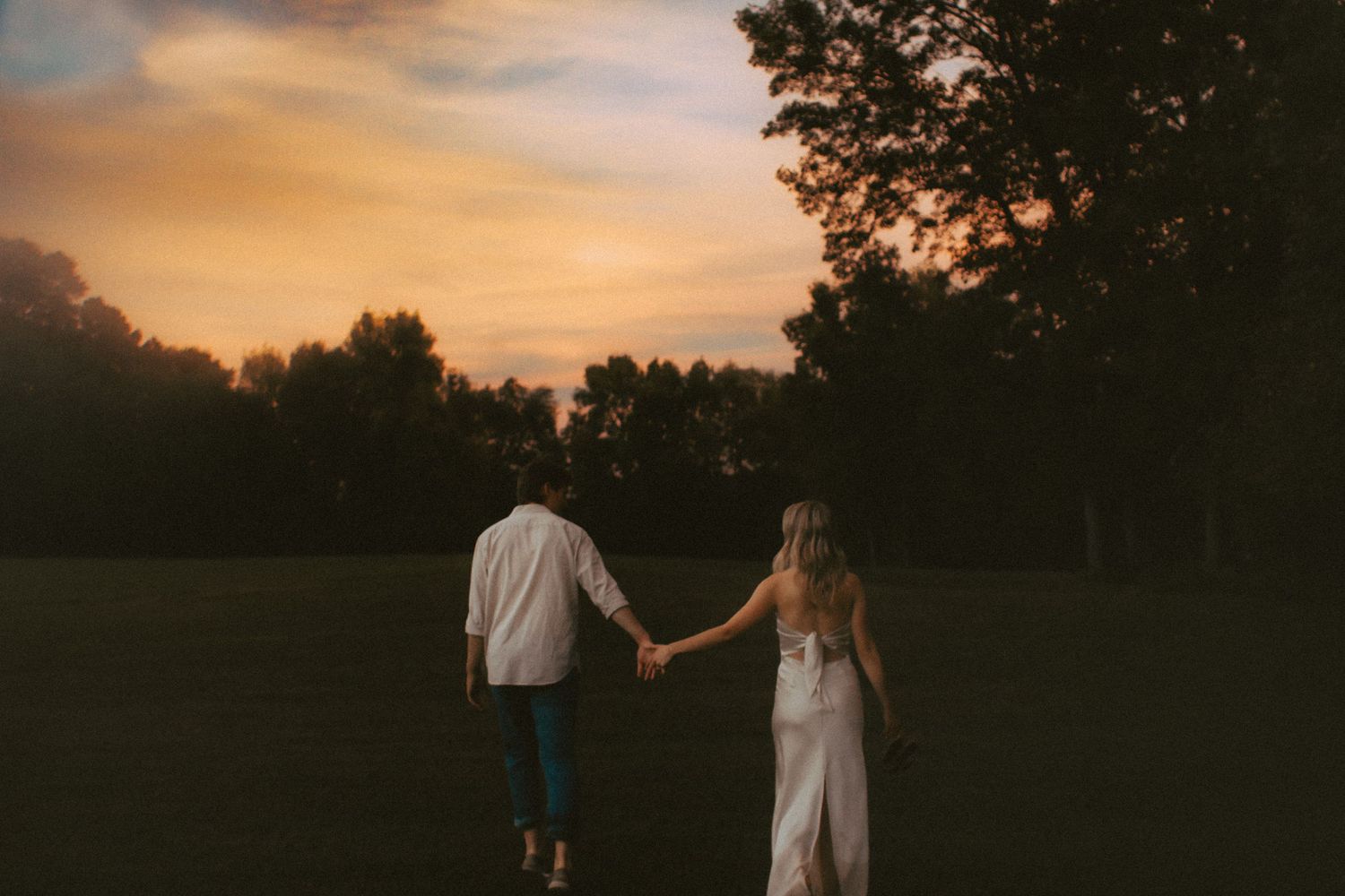 A couple, warm nostalgic moody light engagement session in Milaca, Minnesota  Elk River, MN Photographer Photography Wedding Couples Unique