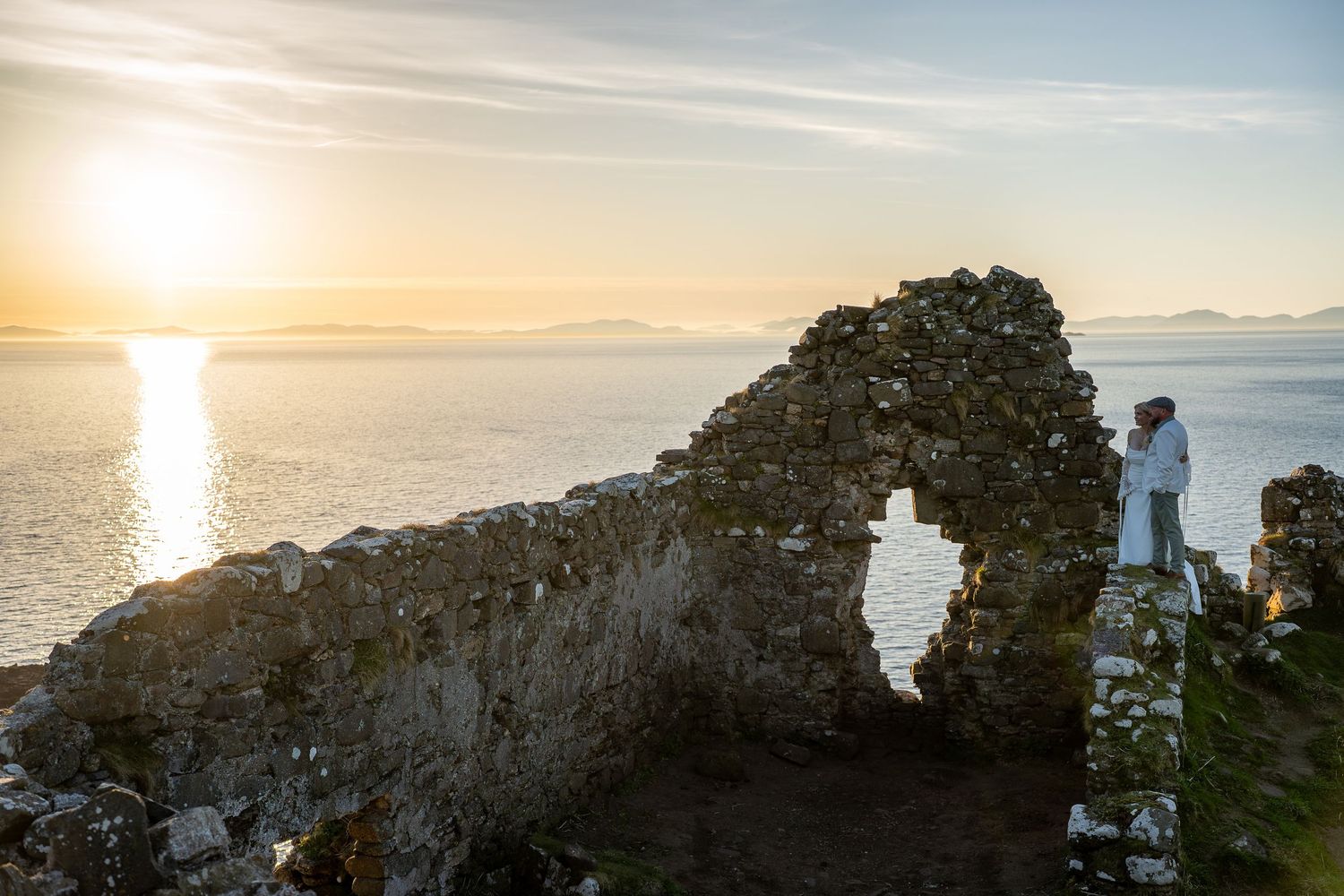 Elopement on the Isle of Skye at Duntulm Castle