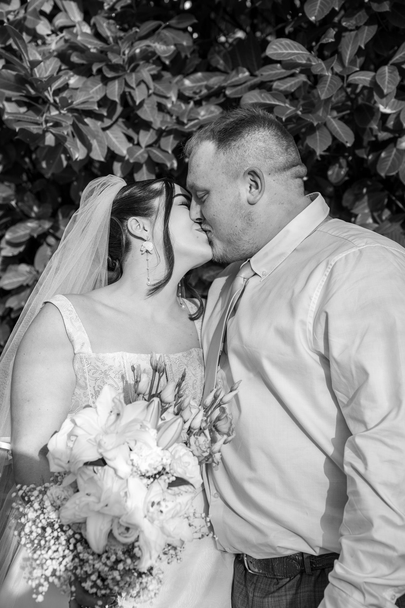 Couple at registry office wedding in Glasgow, Scotland, natural and emotional photography capturing authentic love and joyful moments