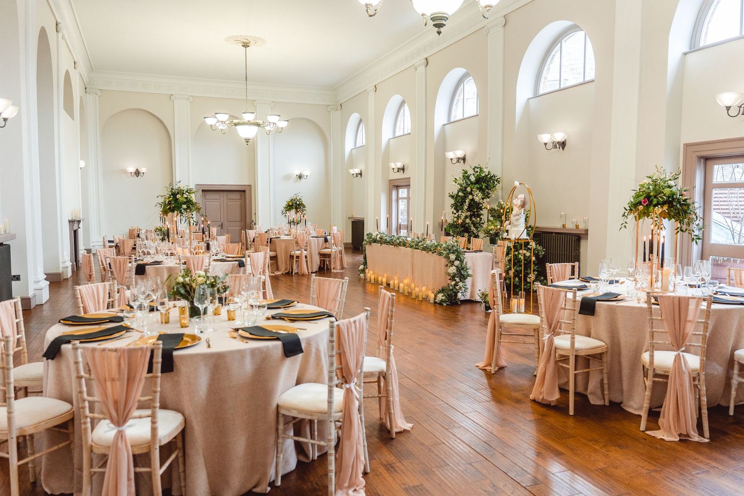 Reception set up of the Assembly Room