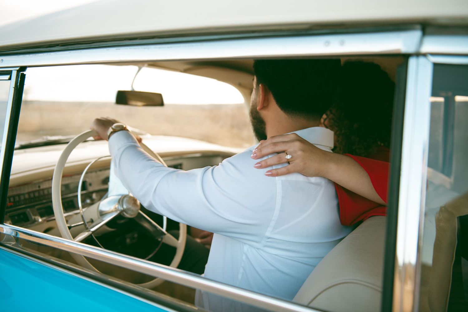 Engagement session in Santa Rosa, New Mexico