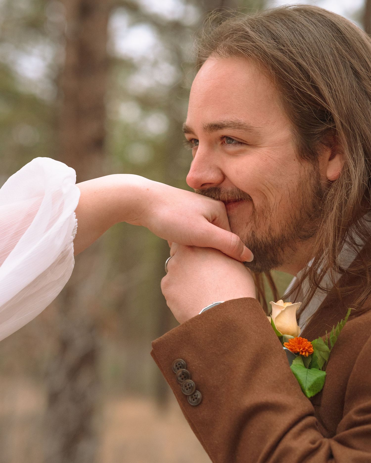 Elopement in Torreon, New Mexico, Elopement at Manzano Mountain Retreat