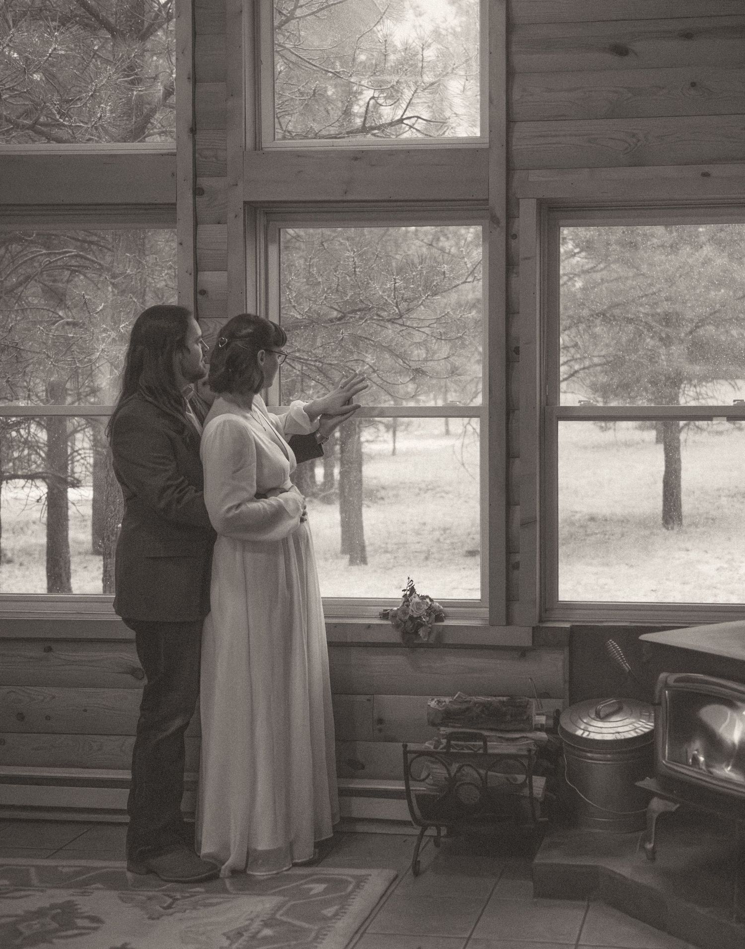 Elopement in Torreon, New Mexico, Elopement at Manzano Mountain Retreat