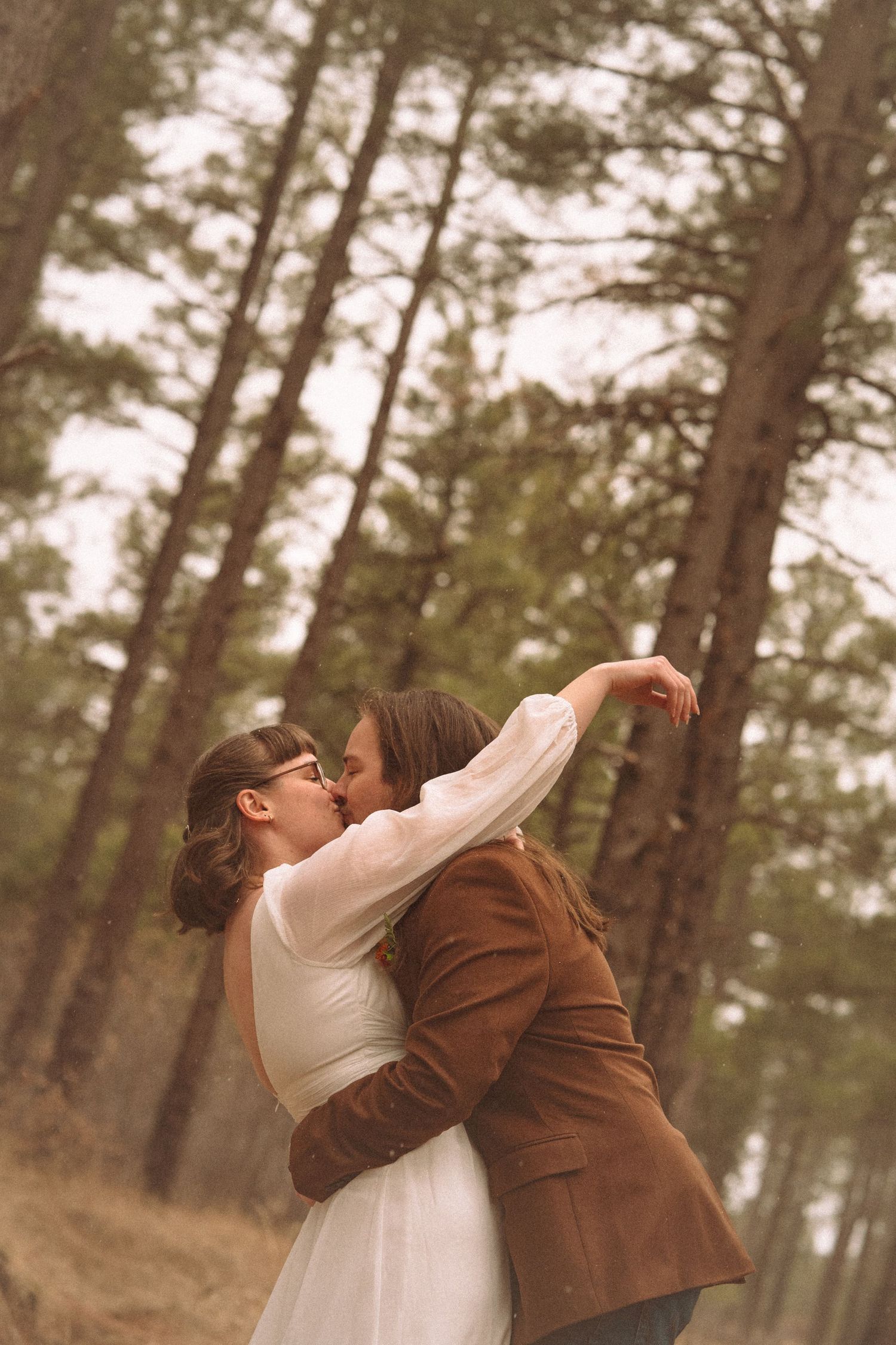 Elopement in Torreon, New Mexico, Elopement at Manzano Mountain Retreat