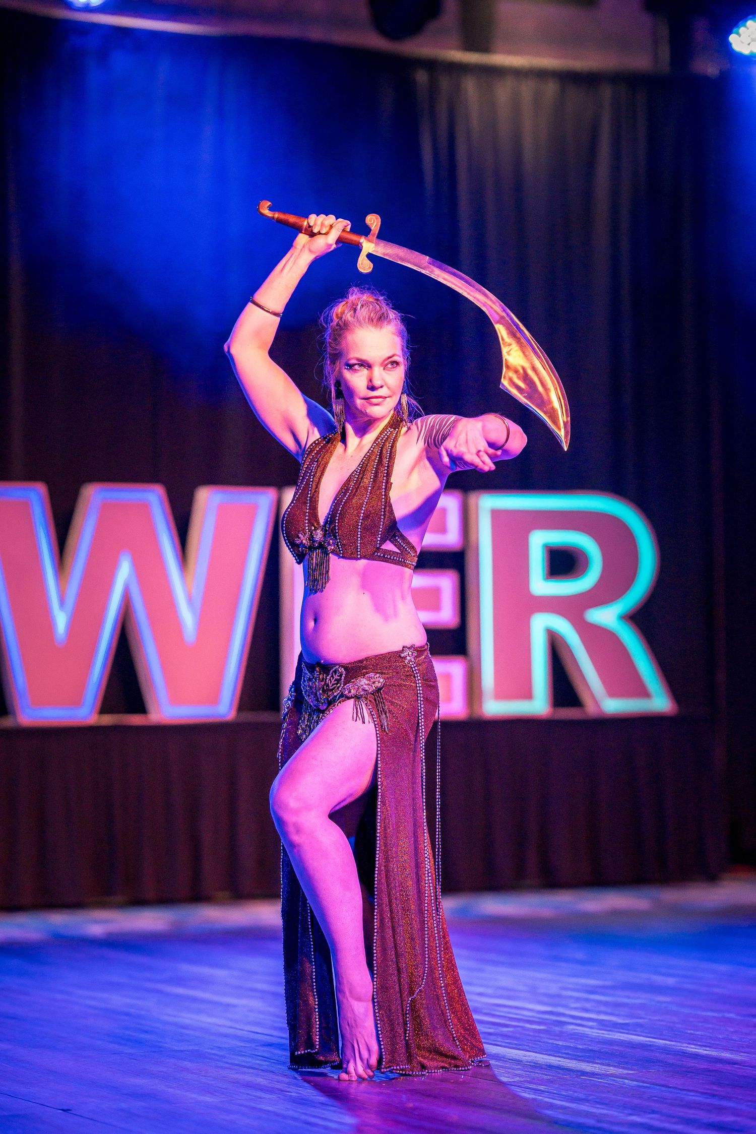 EMPOWER Peace at Home Event sword dancer