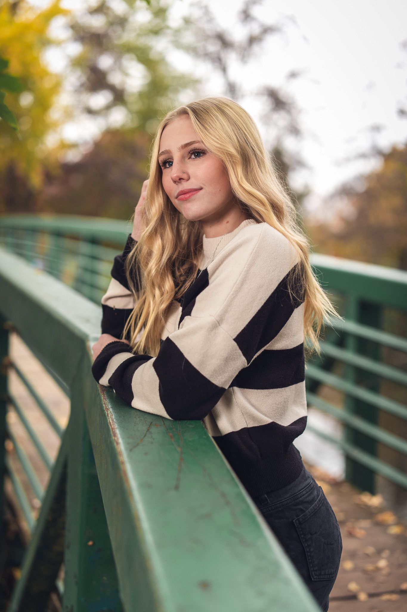 Dramatic outdoor senior photo