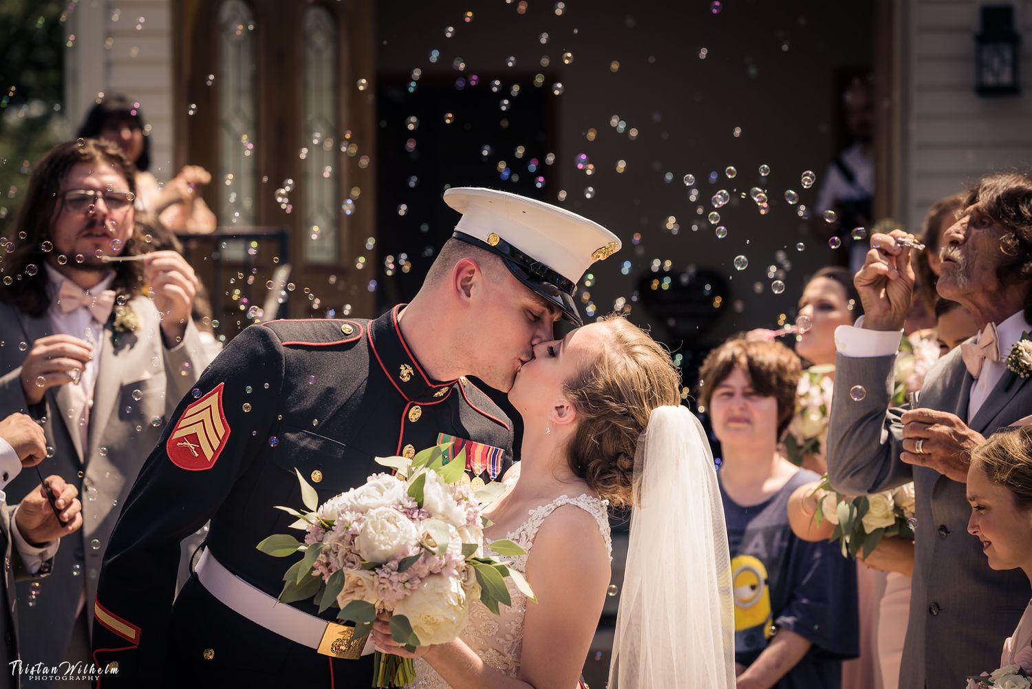 Wedding kiss
