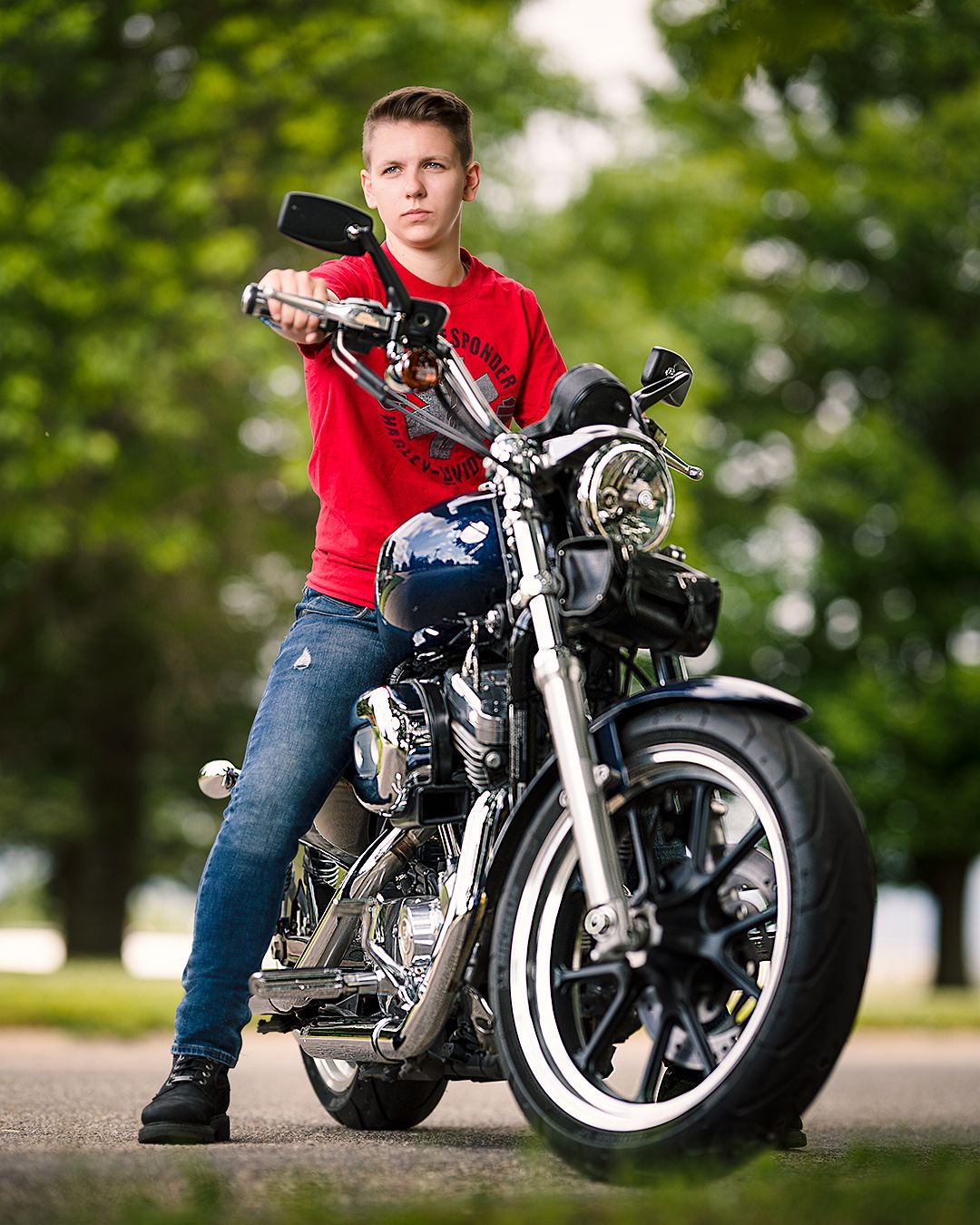outdoor senior photo