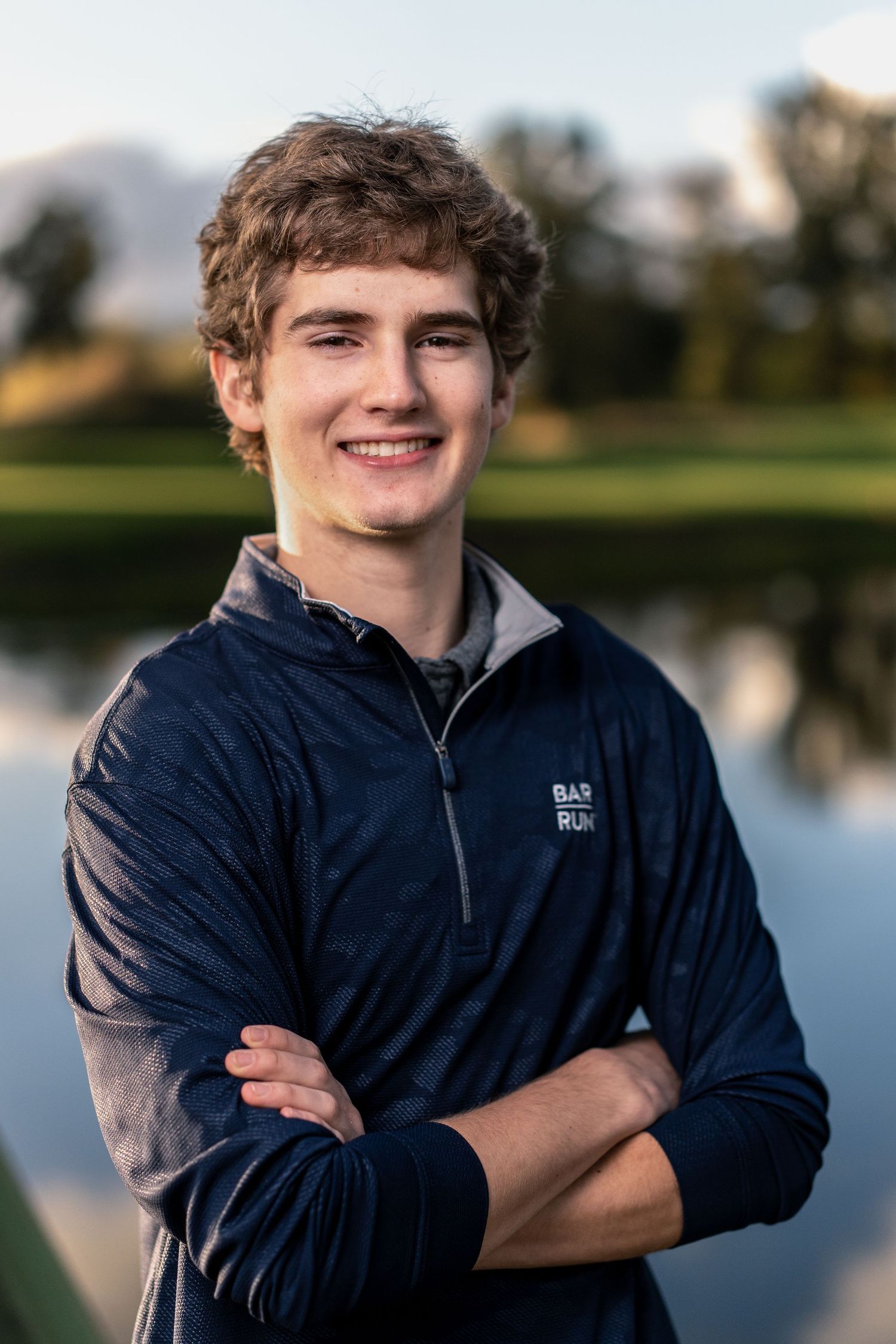 Dramatic outdoor senior photo