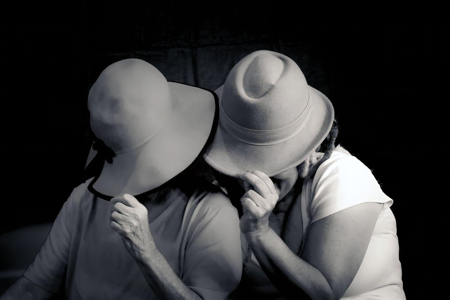 Mother and daughter portrait - dementia family photography Jacksonville Florida - The Present Project by Tina Minshall Photography