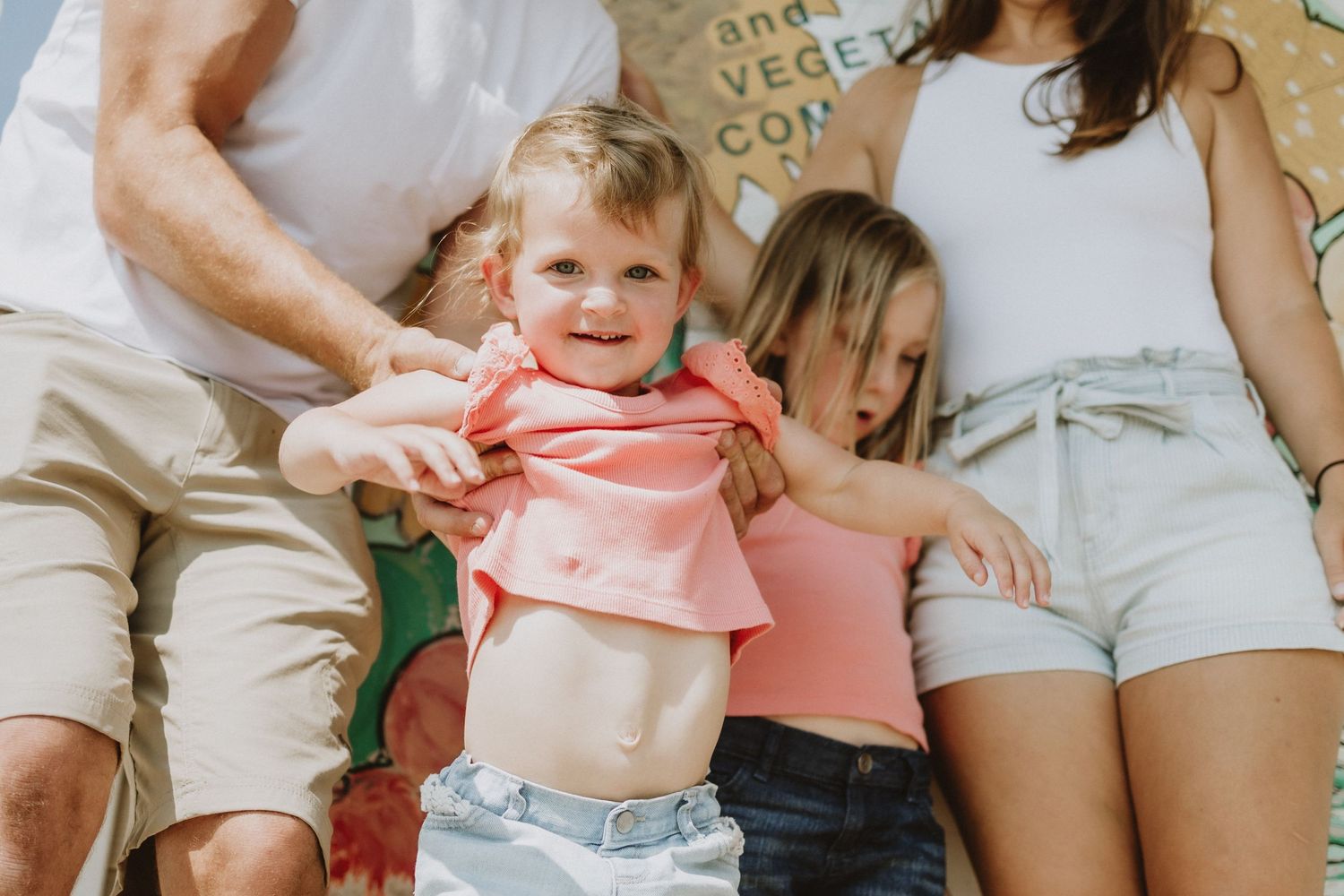 Falmouth farmers market and ice cream shop, family photoshoot