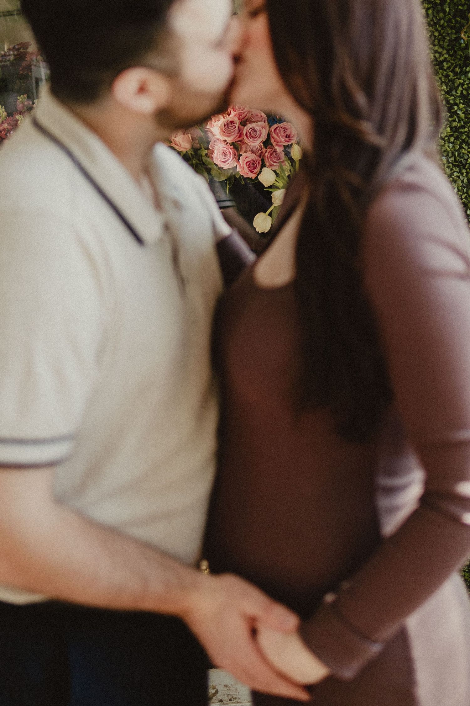 Unique, candid photoshoot of a pregnancy announcement in Halifax Nova Scotia