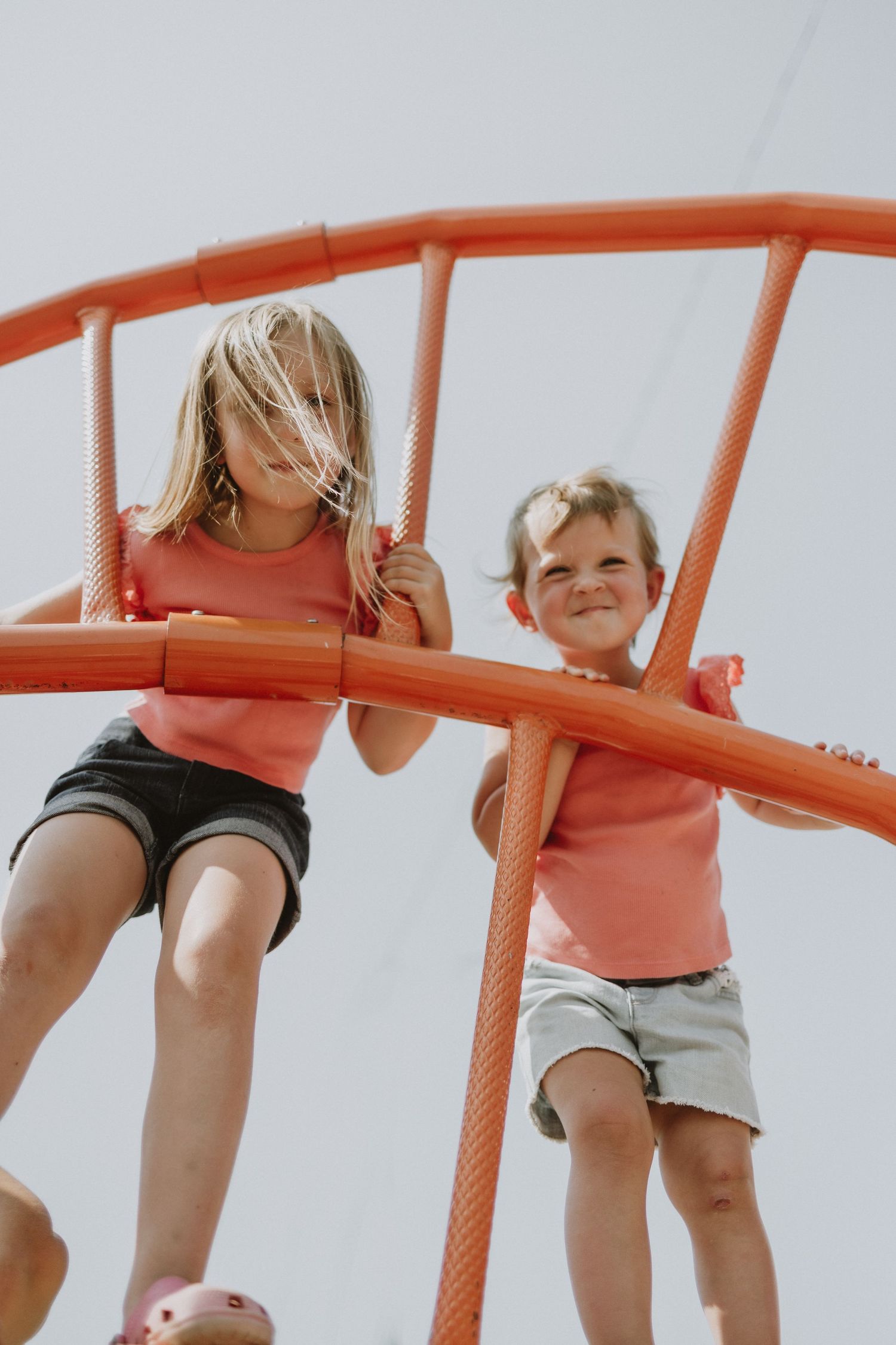 Kids playing at the Falmouth Park near Windsor Nova Scotia