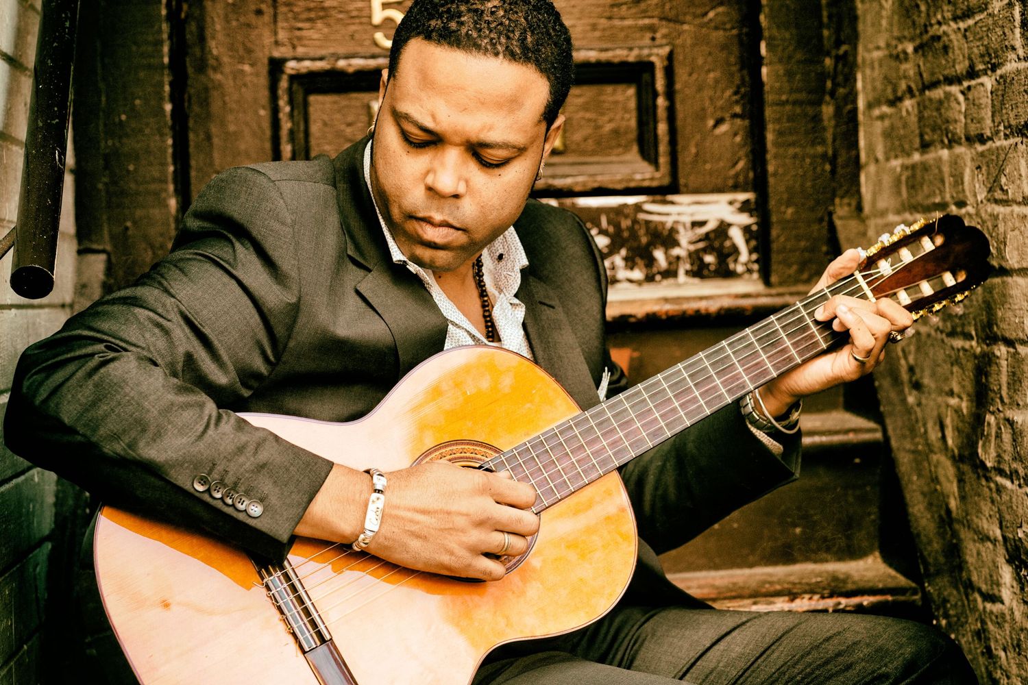 Musician Adonis Puentes, photographer Alec Watson