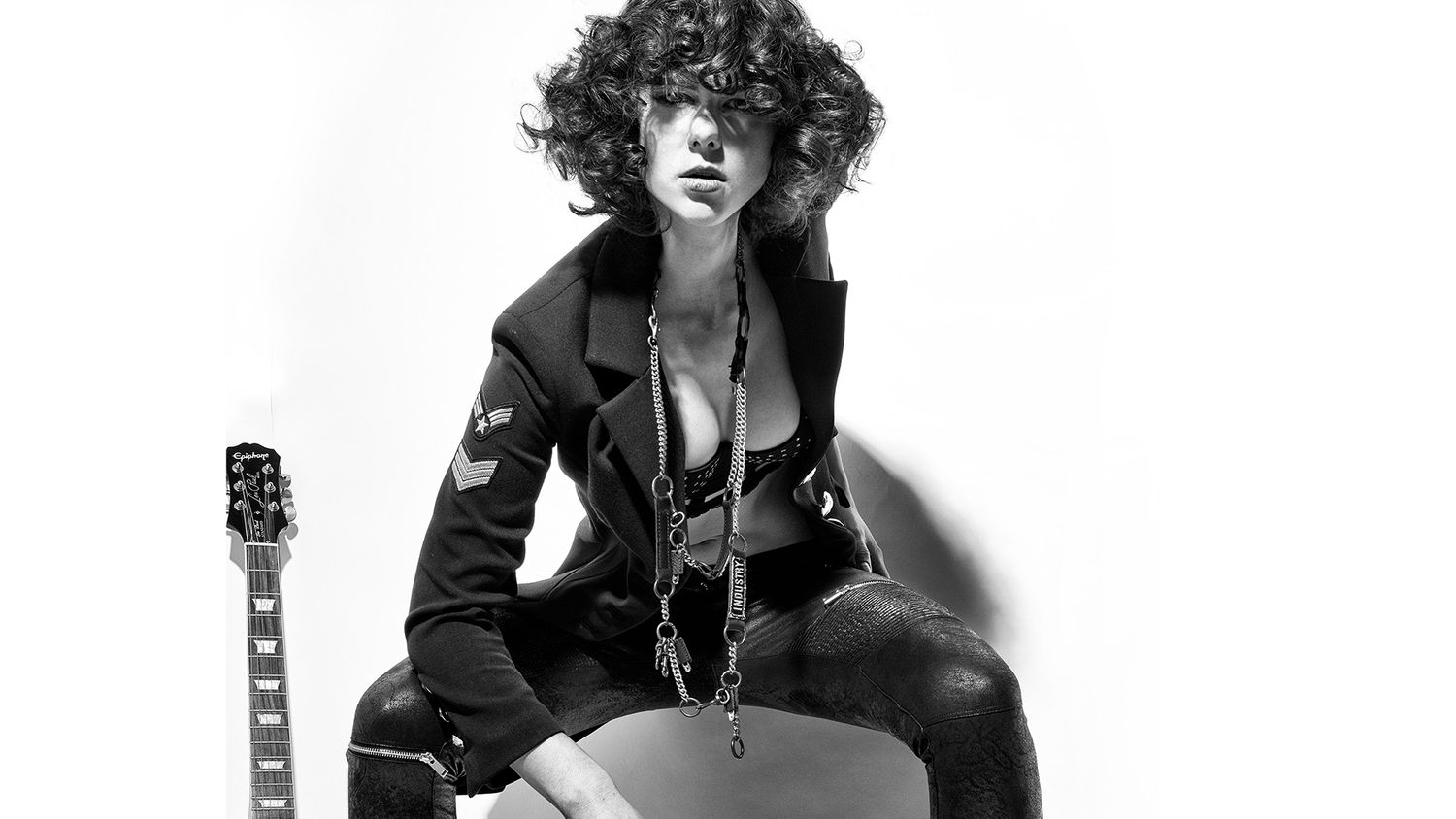 Black and white portrait photographer Alec Watson