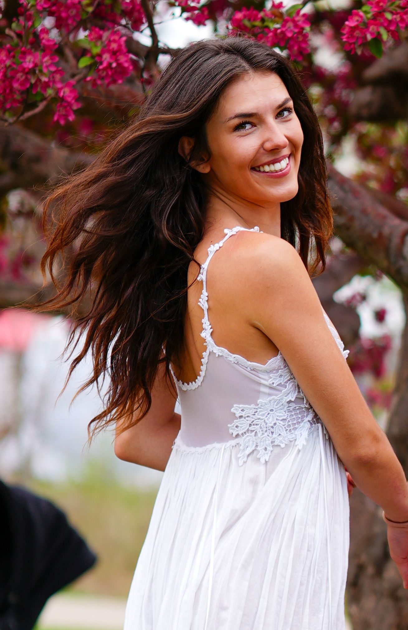 Girl dancing in the park - exterior in Boulder, Colorado.