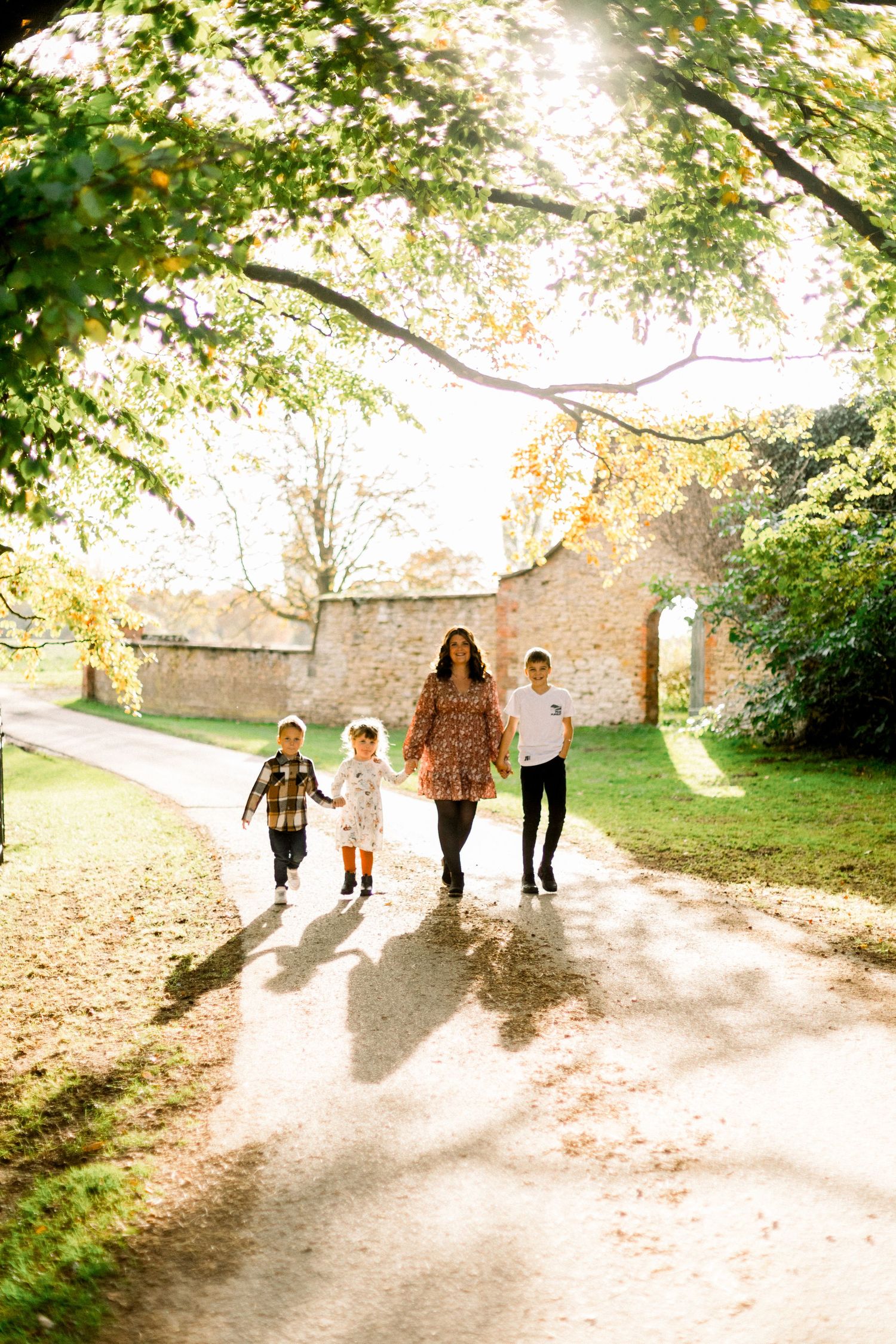 golden hour family session in hotham
