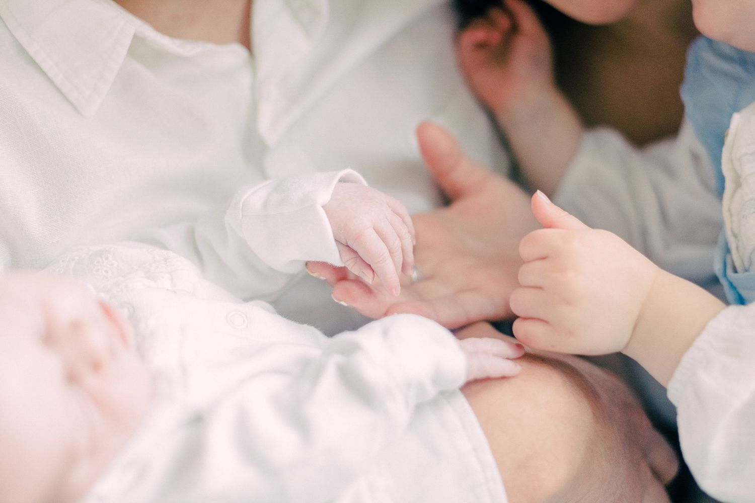 Newborn baby sleeping during an in-home photography session in East Yorkshire
