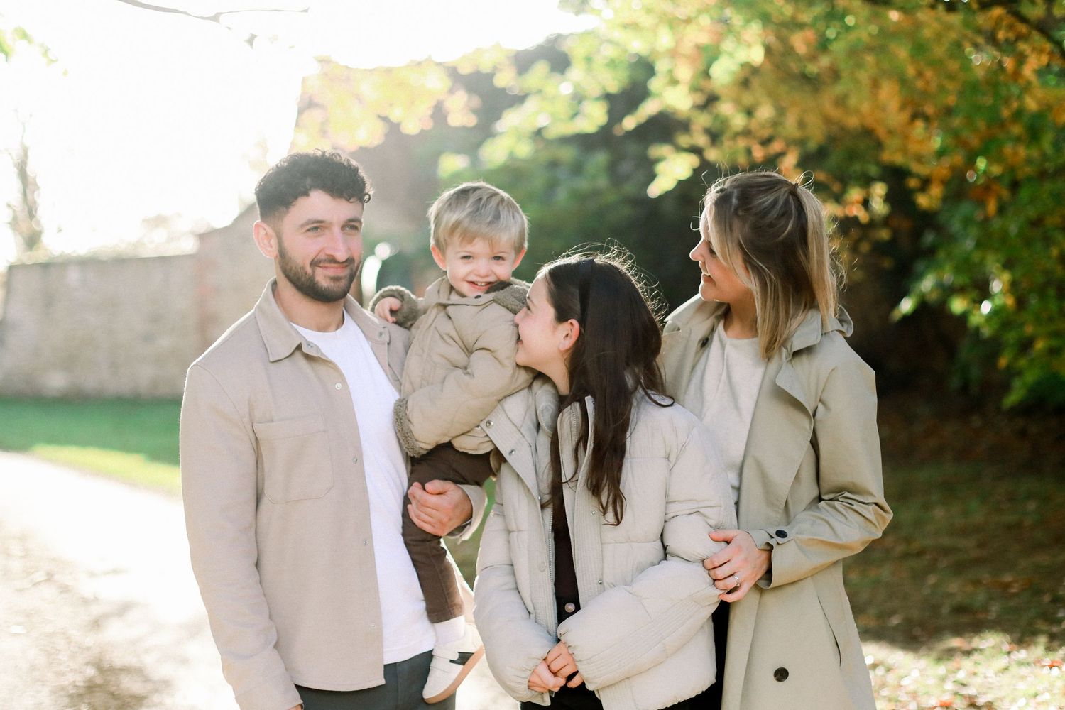 golden hour family shoot in east yorkshire